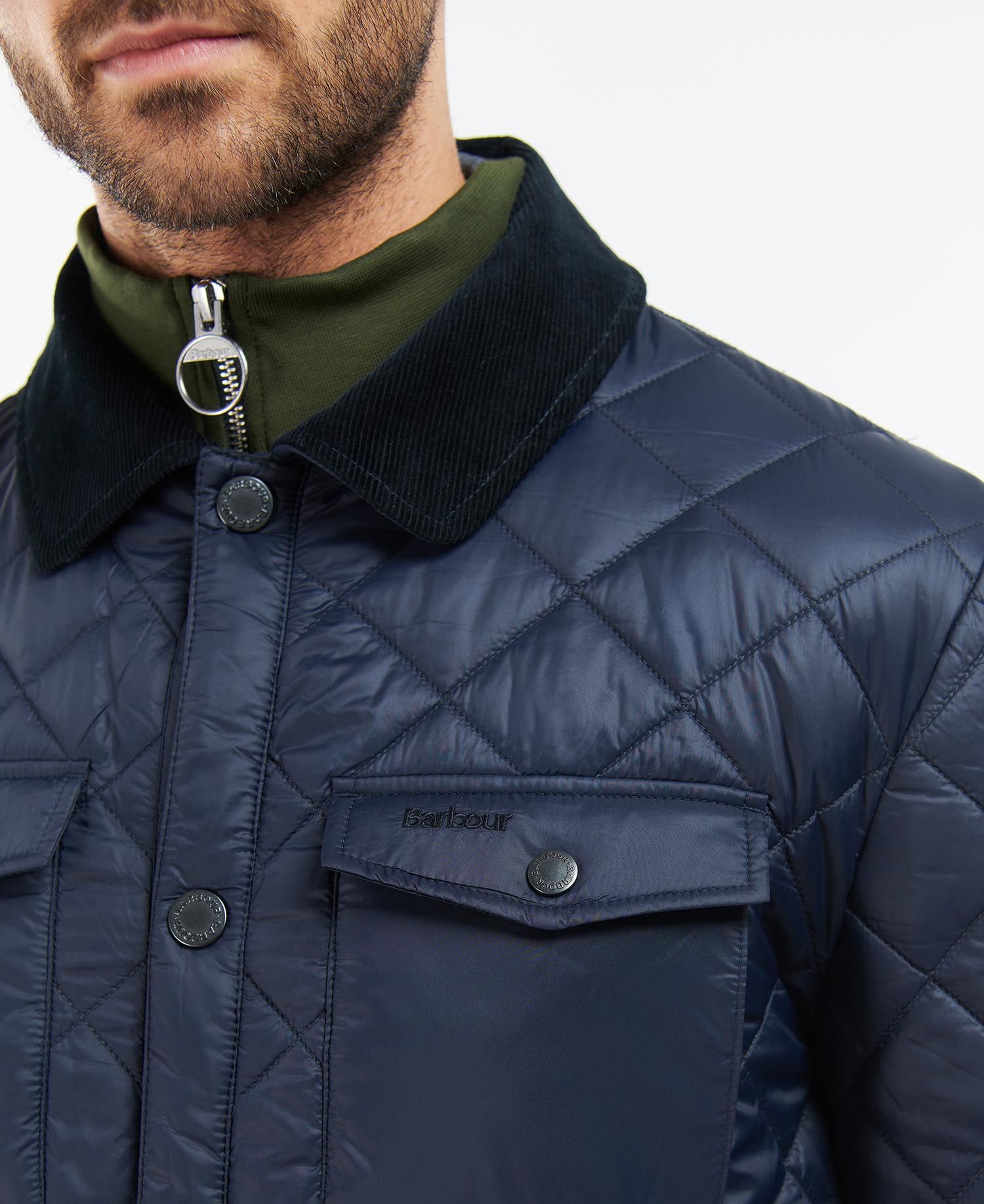 Barbour Men's Quilted Jackets Navy | 712496-ZOA