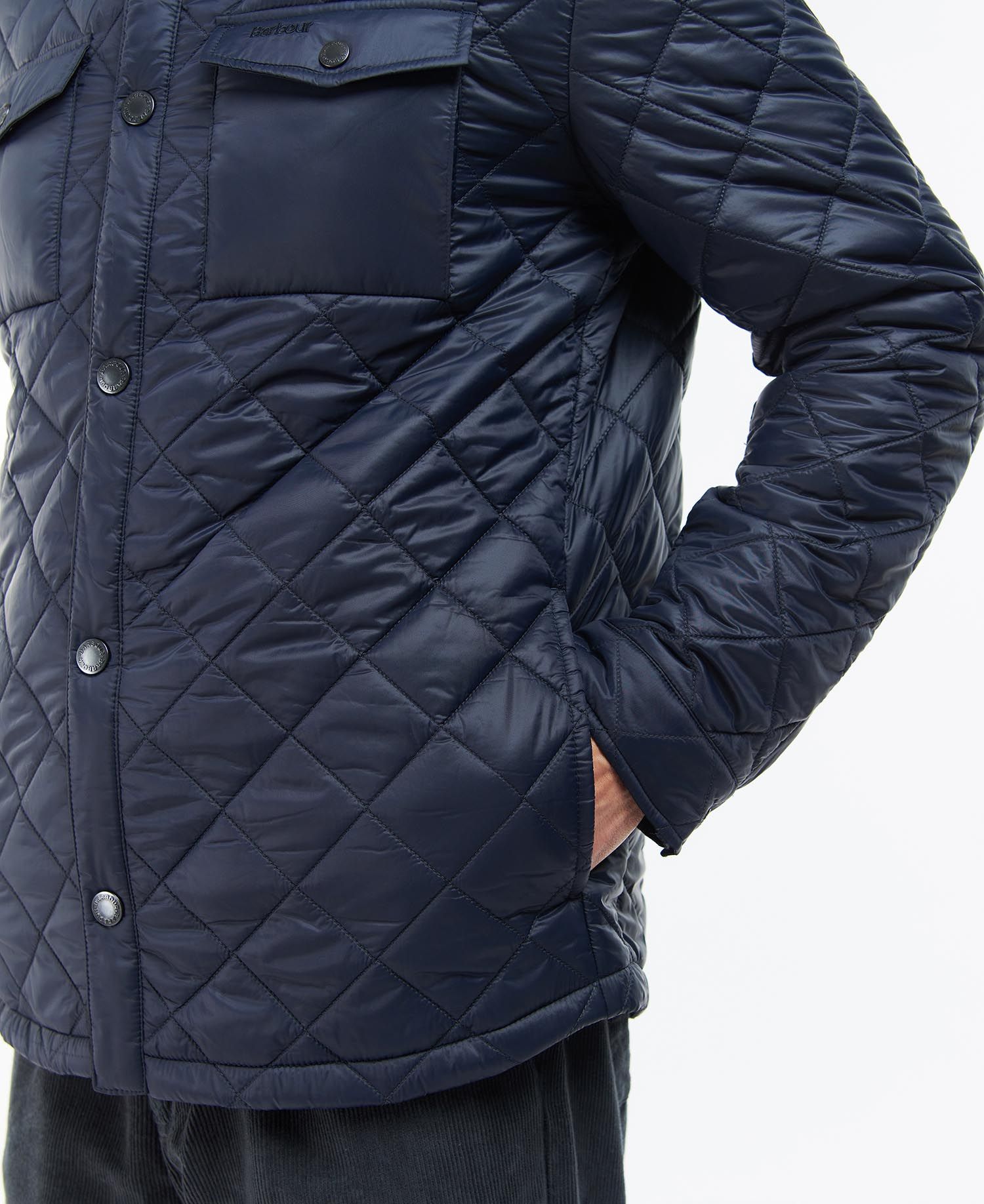 Barbour Men's Quilted Jackets Navy | 712496-ZOA