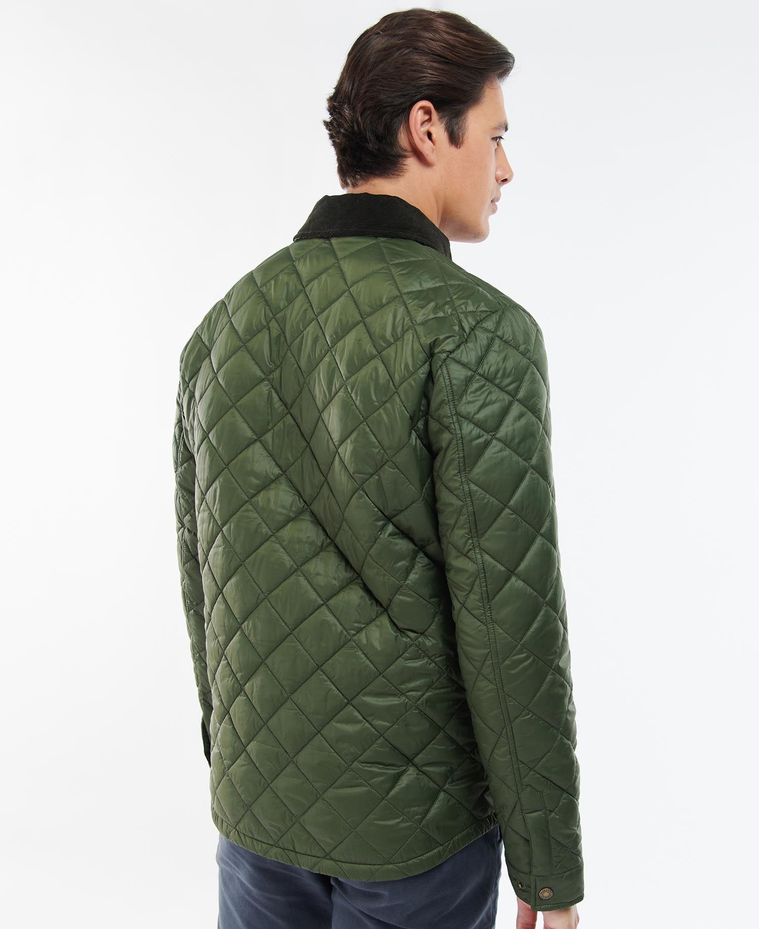 Barbour Men's Quilted Jackets Olive | 945312-WYU