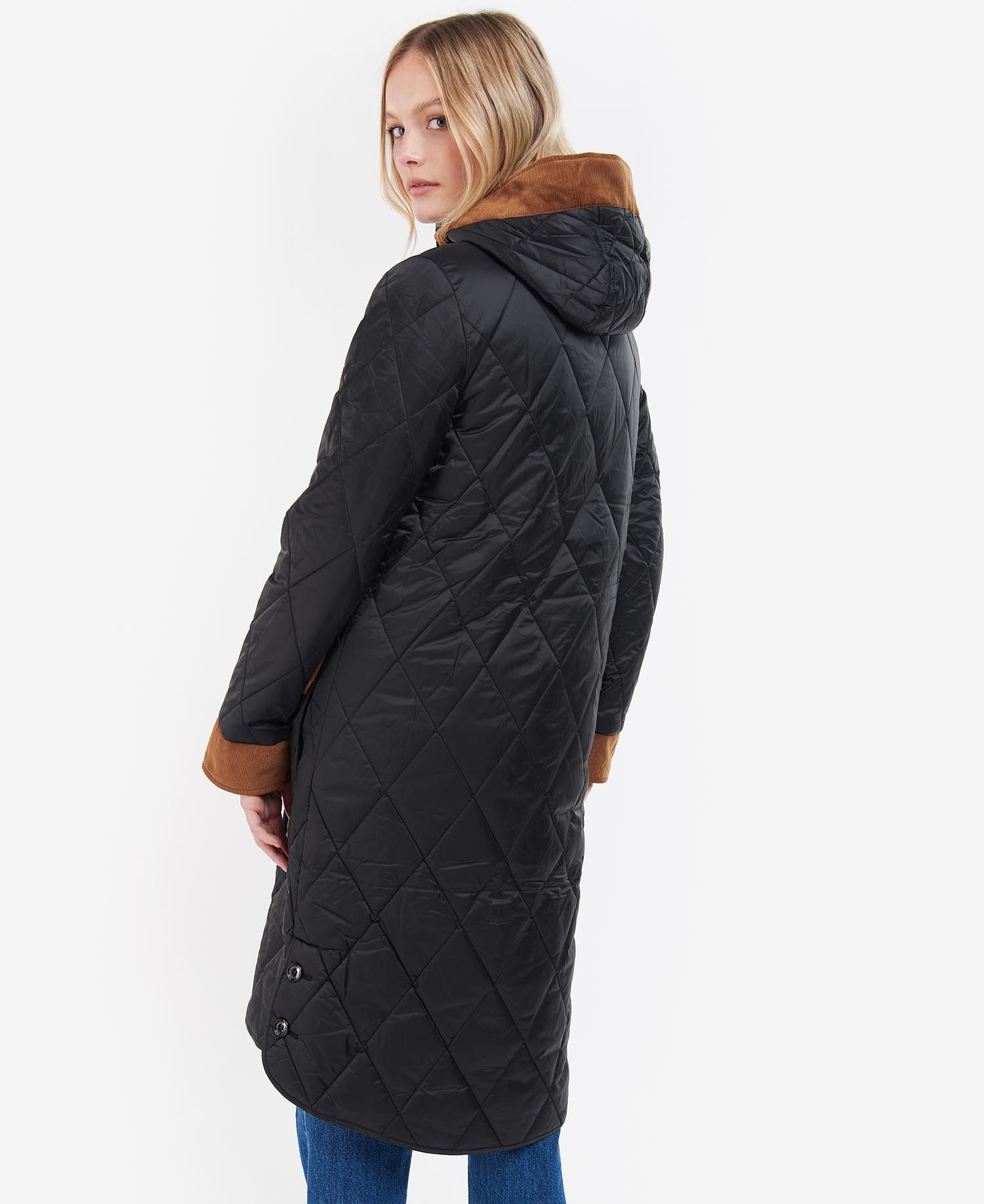 Barbour Mickley Women's Quilted Jackets Black | 108537-YUZ