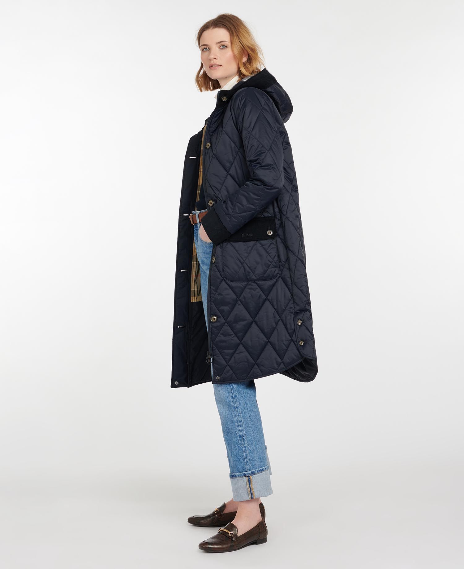 Barbour Mickley Women's Quilted Jackets Navy | 127398-ADM