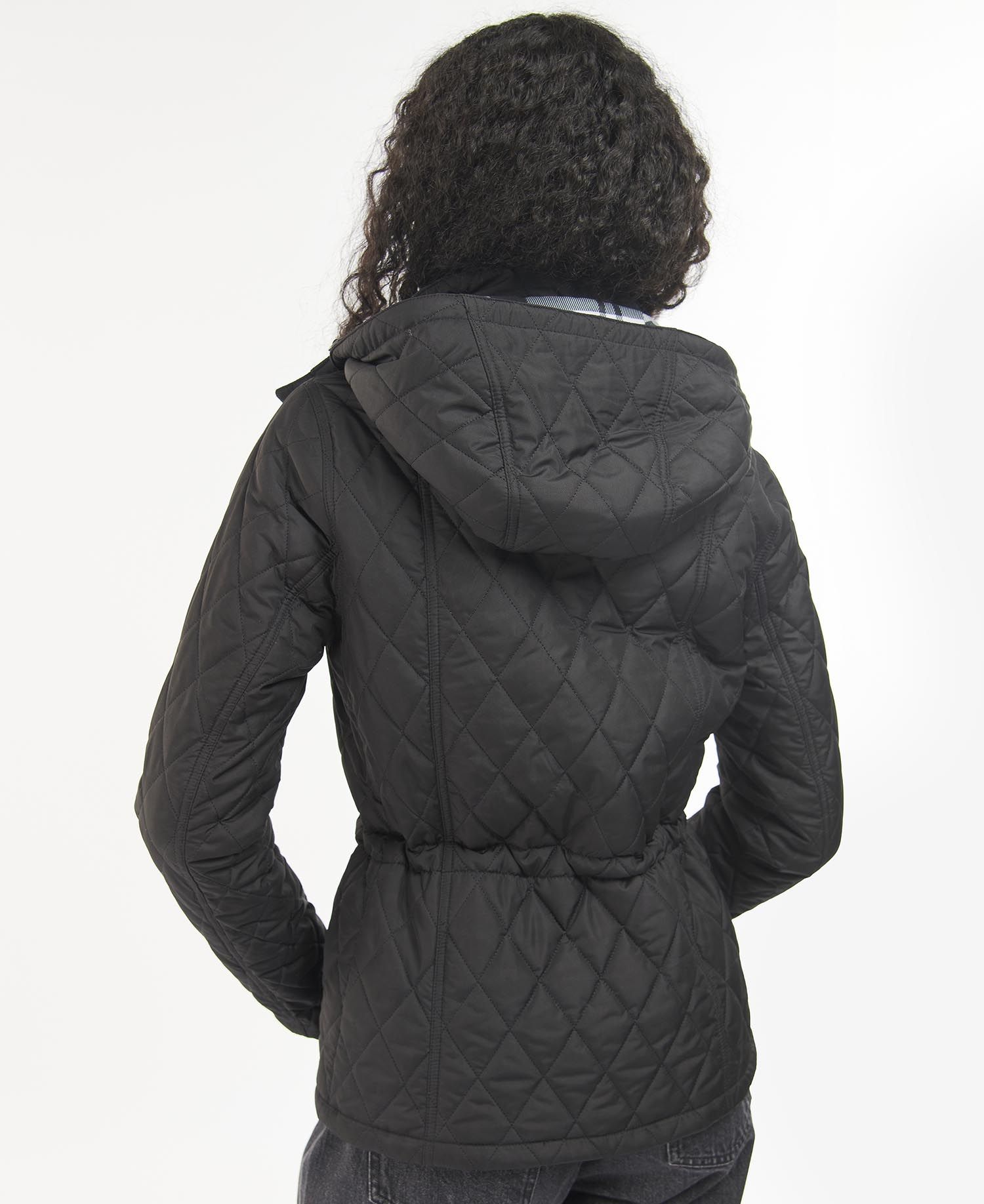 Barbour Millfire Women's Quilted Jackets Black | 516908-OLR