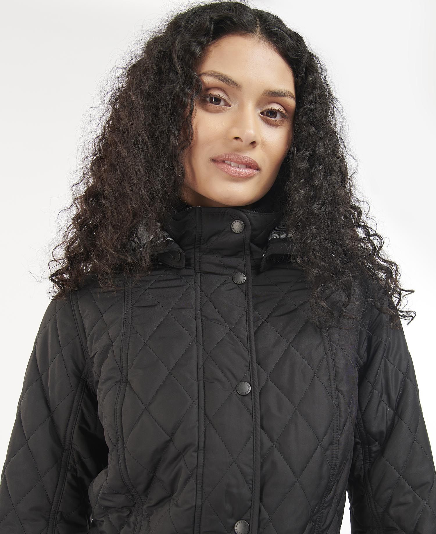 Barbour Millfire Women's Quilted Jackets Black | 516908-OLR