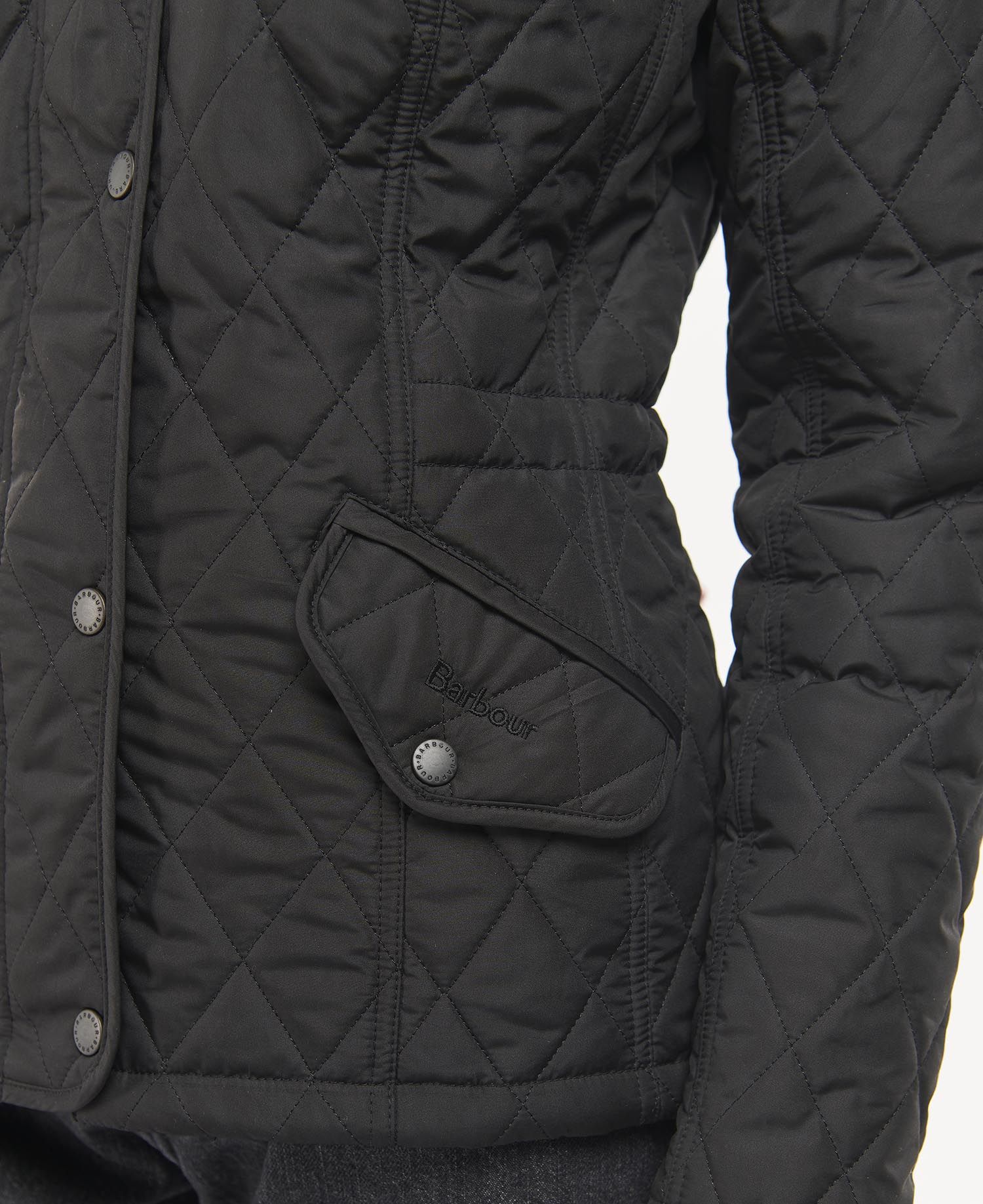 Barbour Millfire Women's Quilted Jackets Black | 516908-OLR