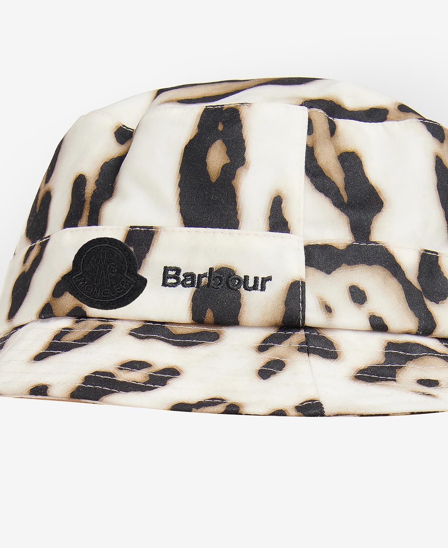 Barbour Moncler Printed Sports Men's Hats Beige / Black | 084397-VXW