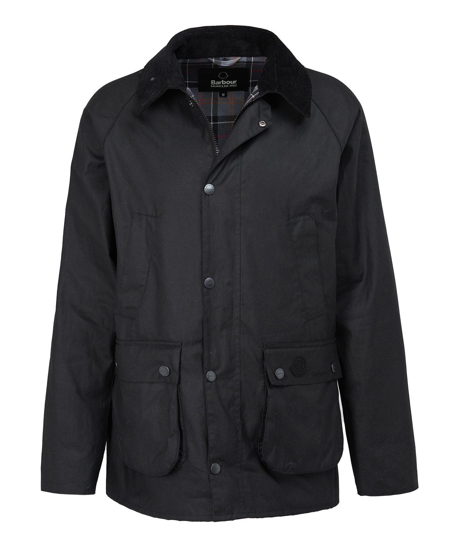 Barbour Moncler Wight Men's Waxed Jackets Black | 542709-ELO