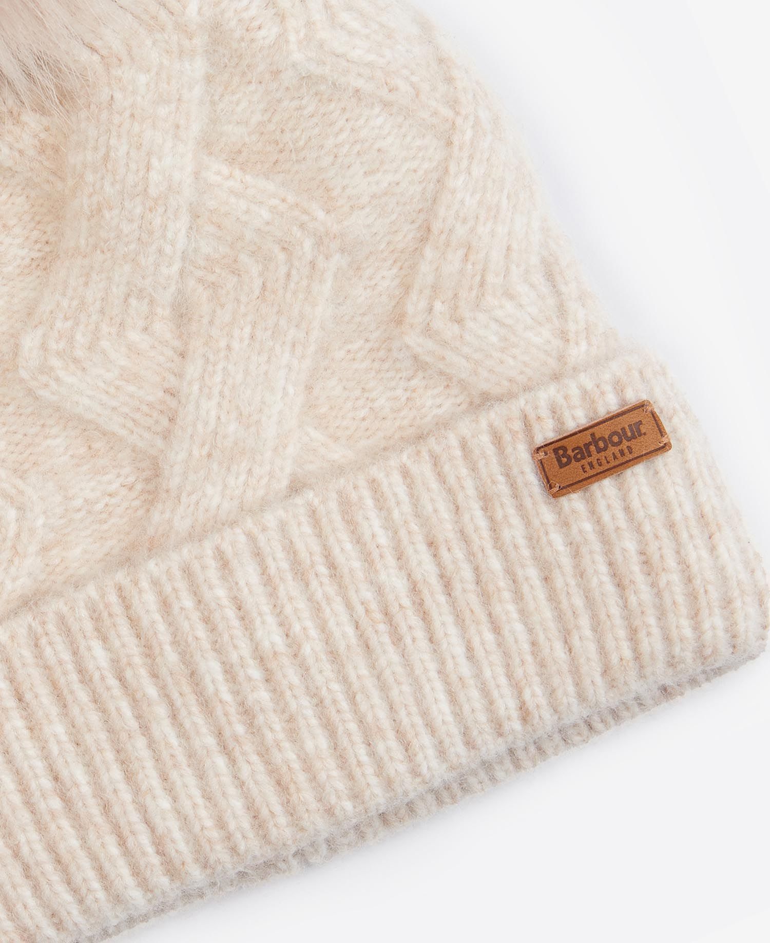 Barbour Montrose Women's Beanie Beige | 204386-PID