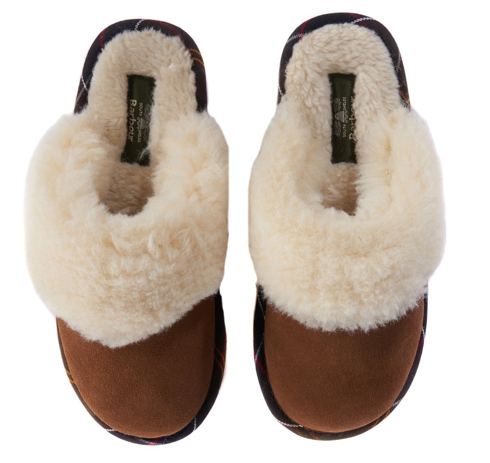 Barbour Mule Women's Slippers Brown | 761953-WYP