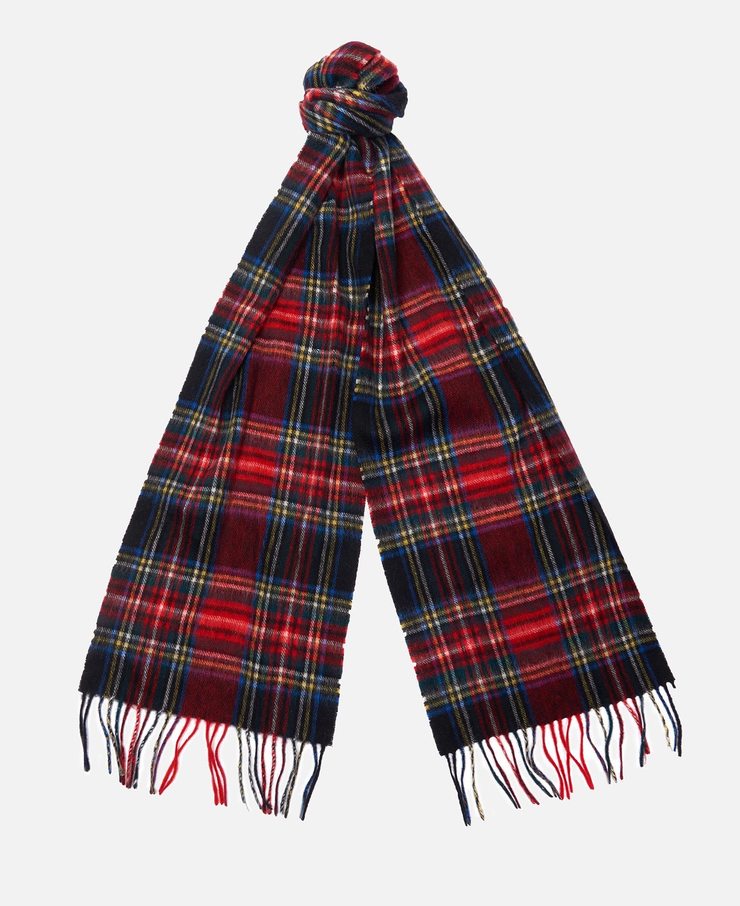 Barbour New Check Tartan Men's Scarves Black | 560394-NGO