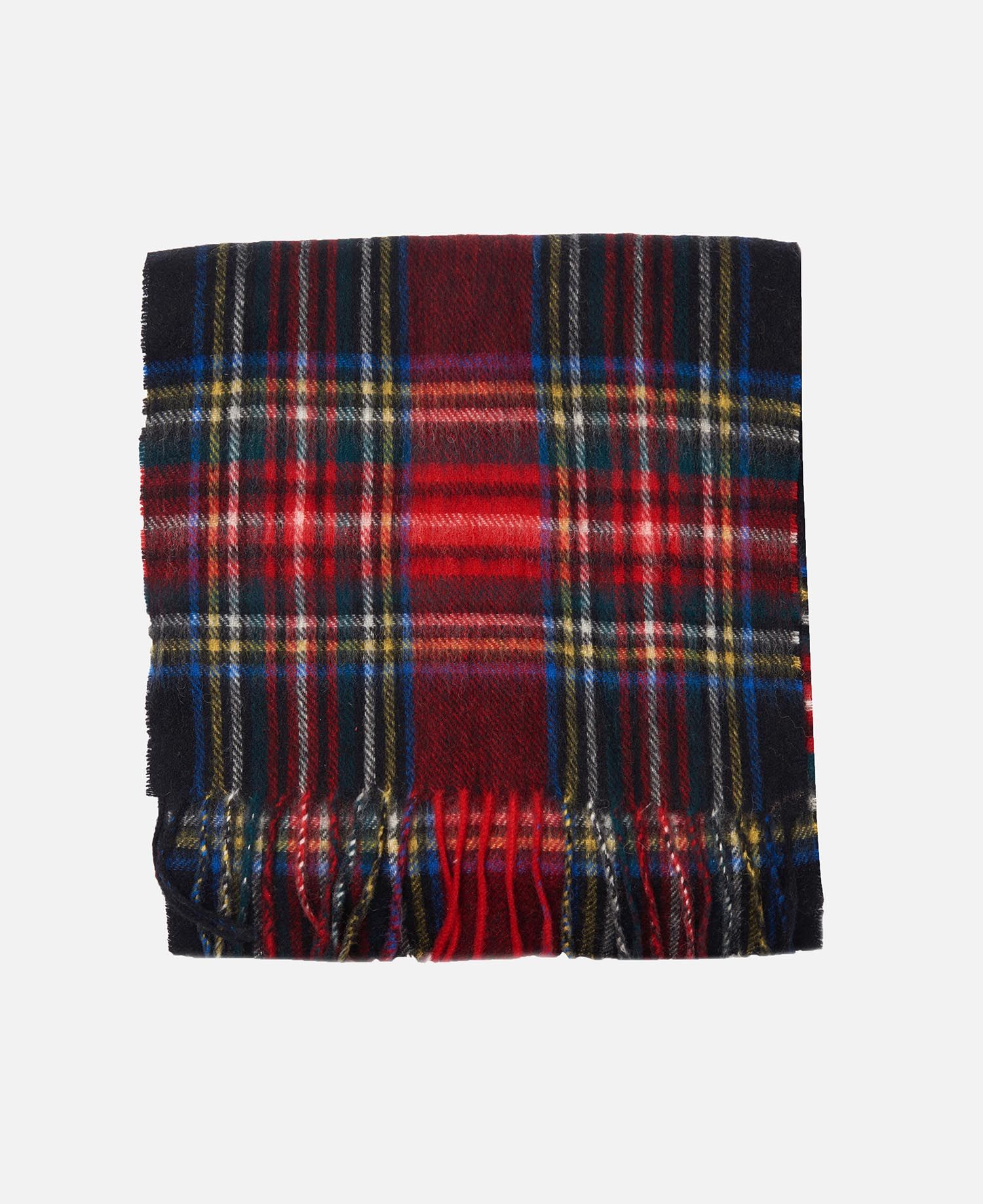 Barbour New Check Tartan Men's Scarves Black | 560394-NGO