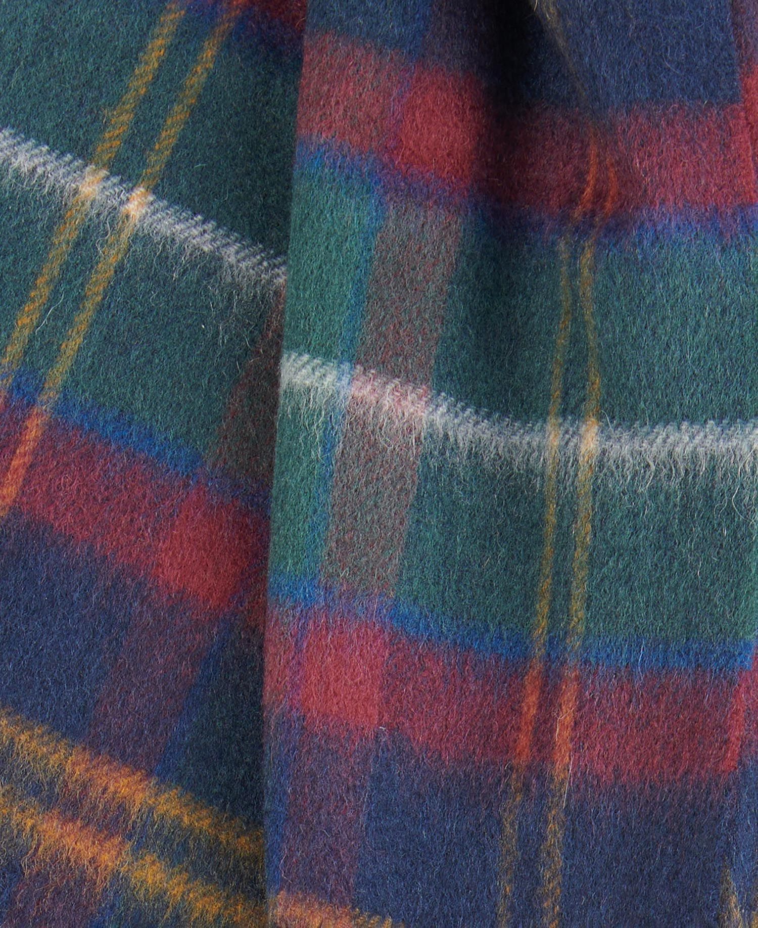 Barbour New Check Tartan Men's Scarves Olive | 375682-KCU