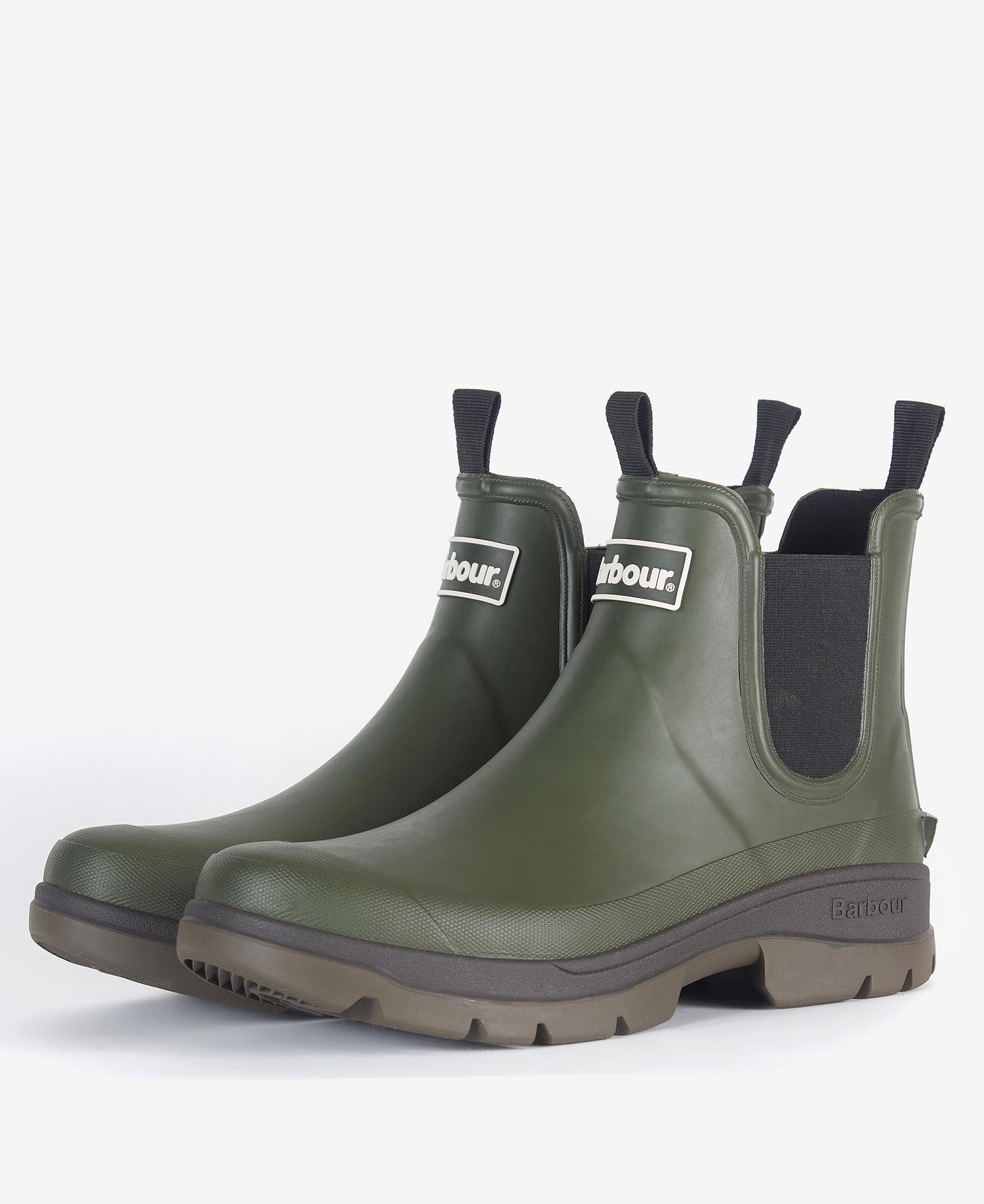 Barbour Nimbus Wellingtons Men's Rain Boots Olive | 159480-HEI