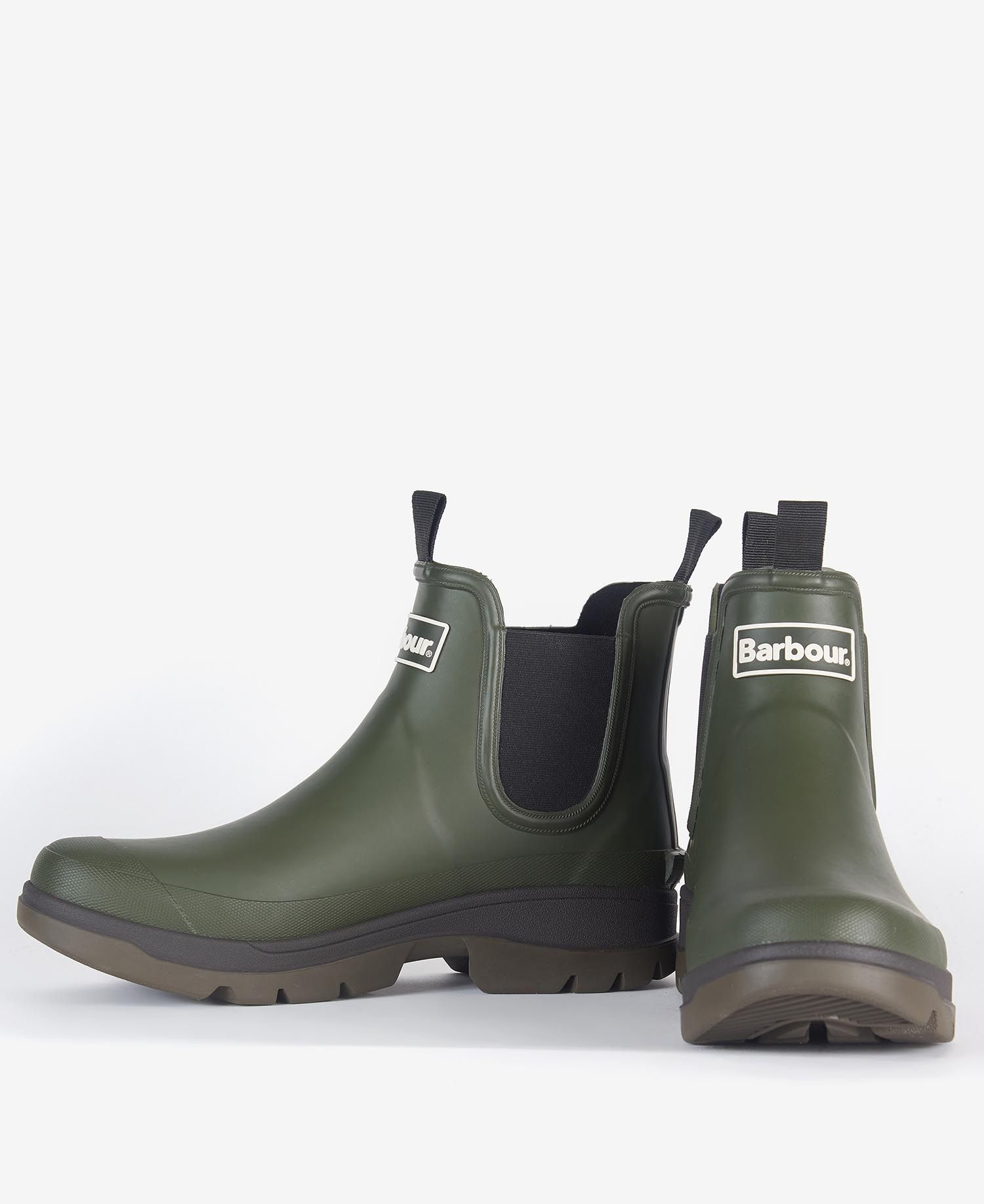 Barbour Nimbus Wellingtons Men's Rain Boots Olive | 159480-HEI