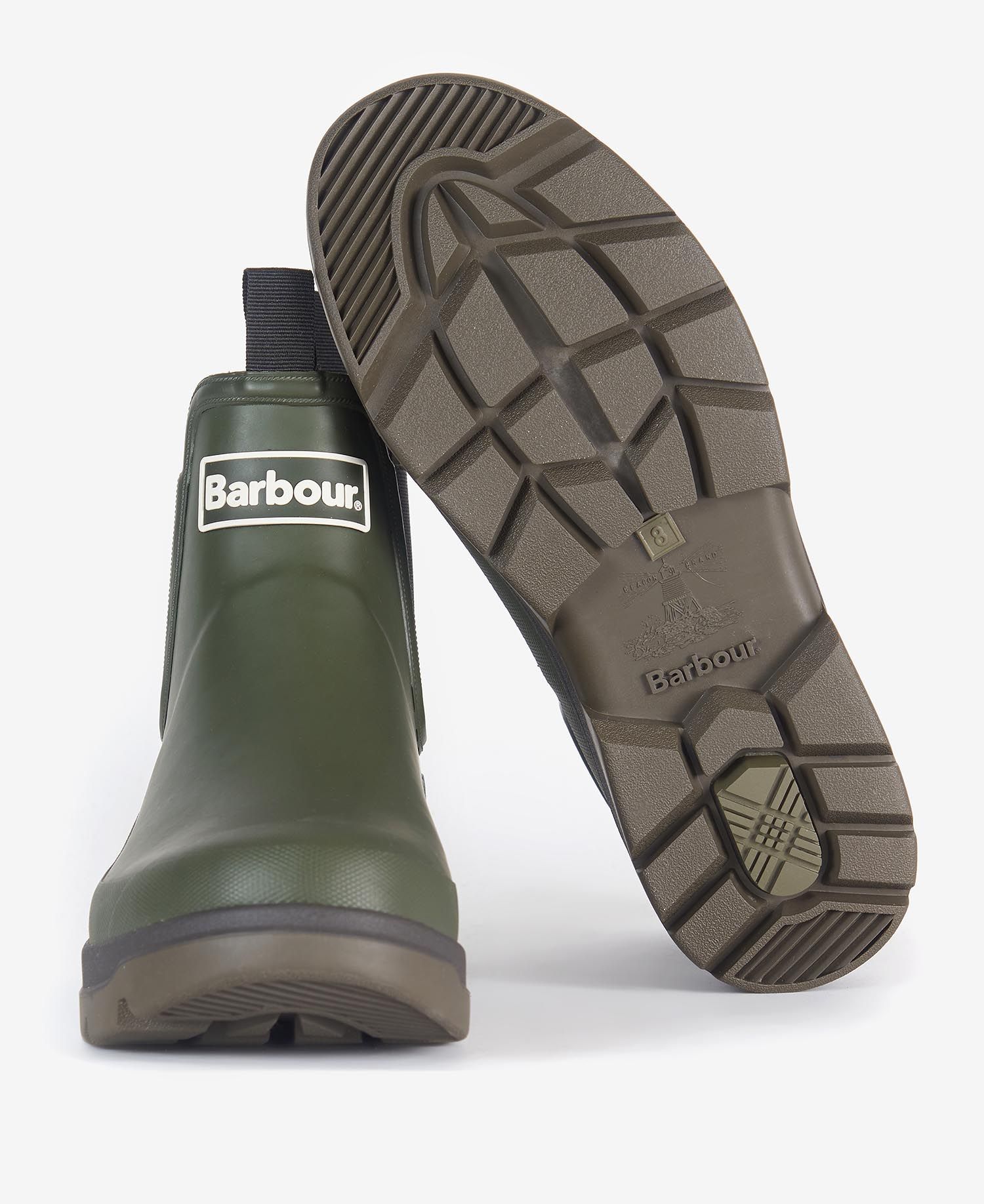 Barbour Nimbus Wellingtons Men's Rain Boots Olive | 159480-HEI