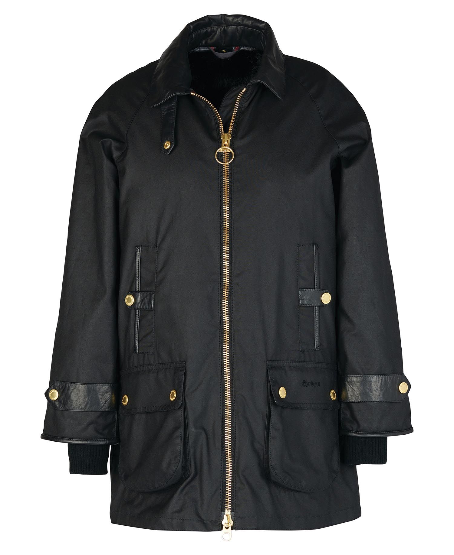 Barbour Norwood Women's Waxed Jackets Black | 319648-PES