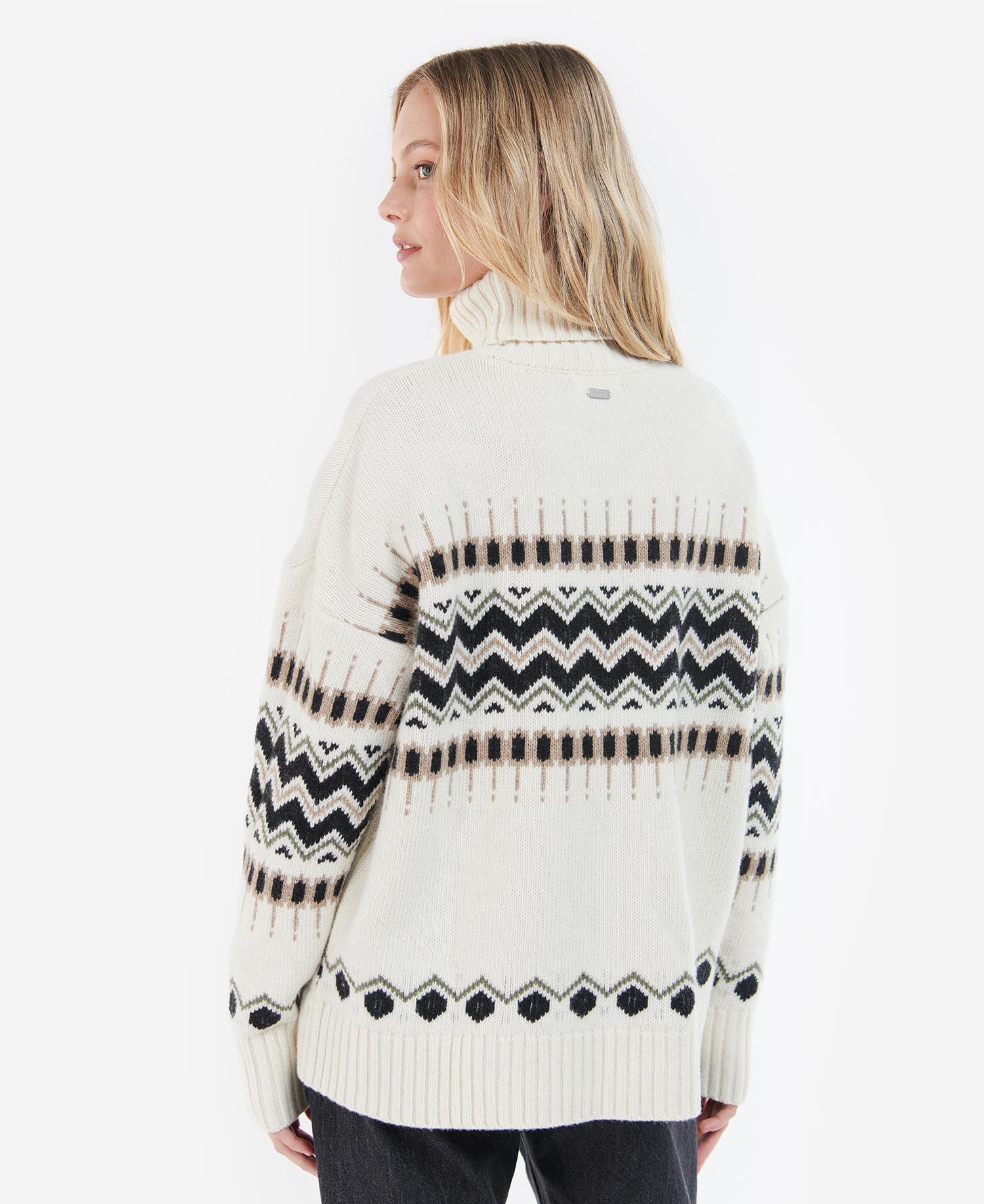 Barbour Nyla Knit Women's Sweaters Cream | 971684-DVO