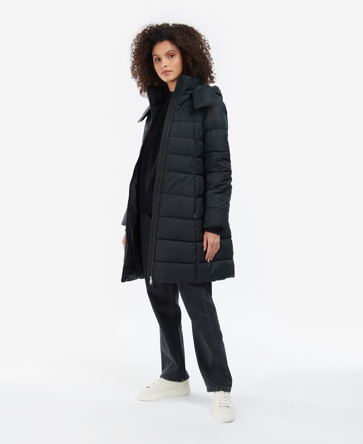 Barbour Octavia Women's Quilted Jackets Black | 614280-CKV