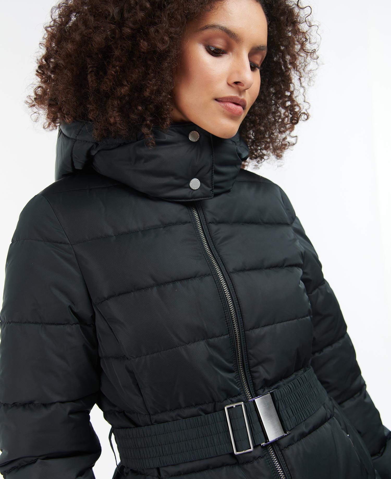 Barbour Octavia Women's Quilted Jackets Black | 614280-CKV