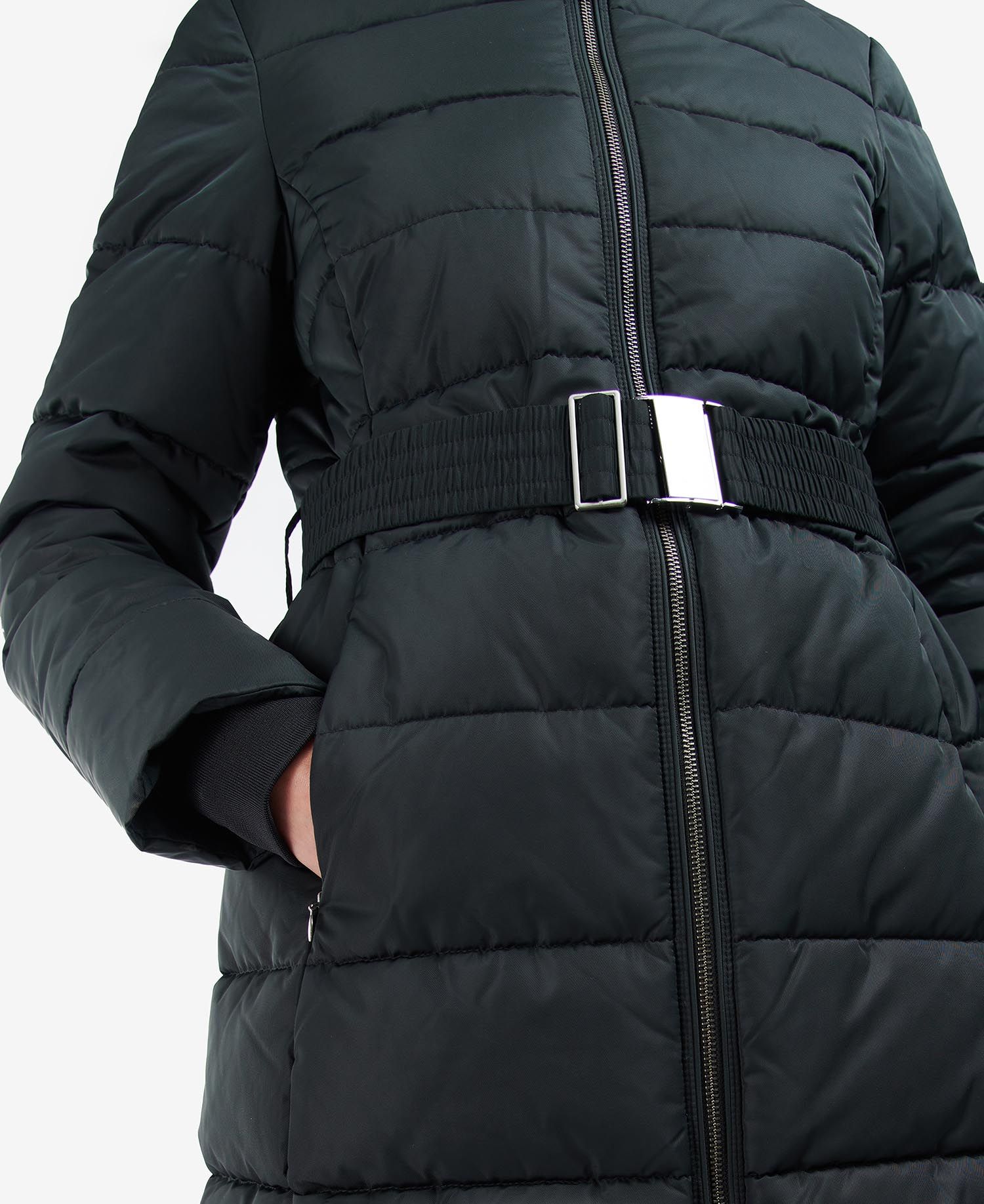 Barbour Octavia Women's Quilted Jackets Black | 614280-CKV