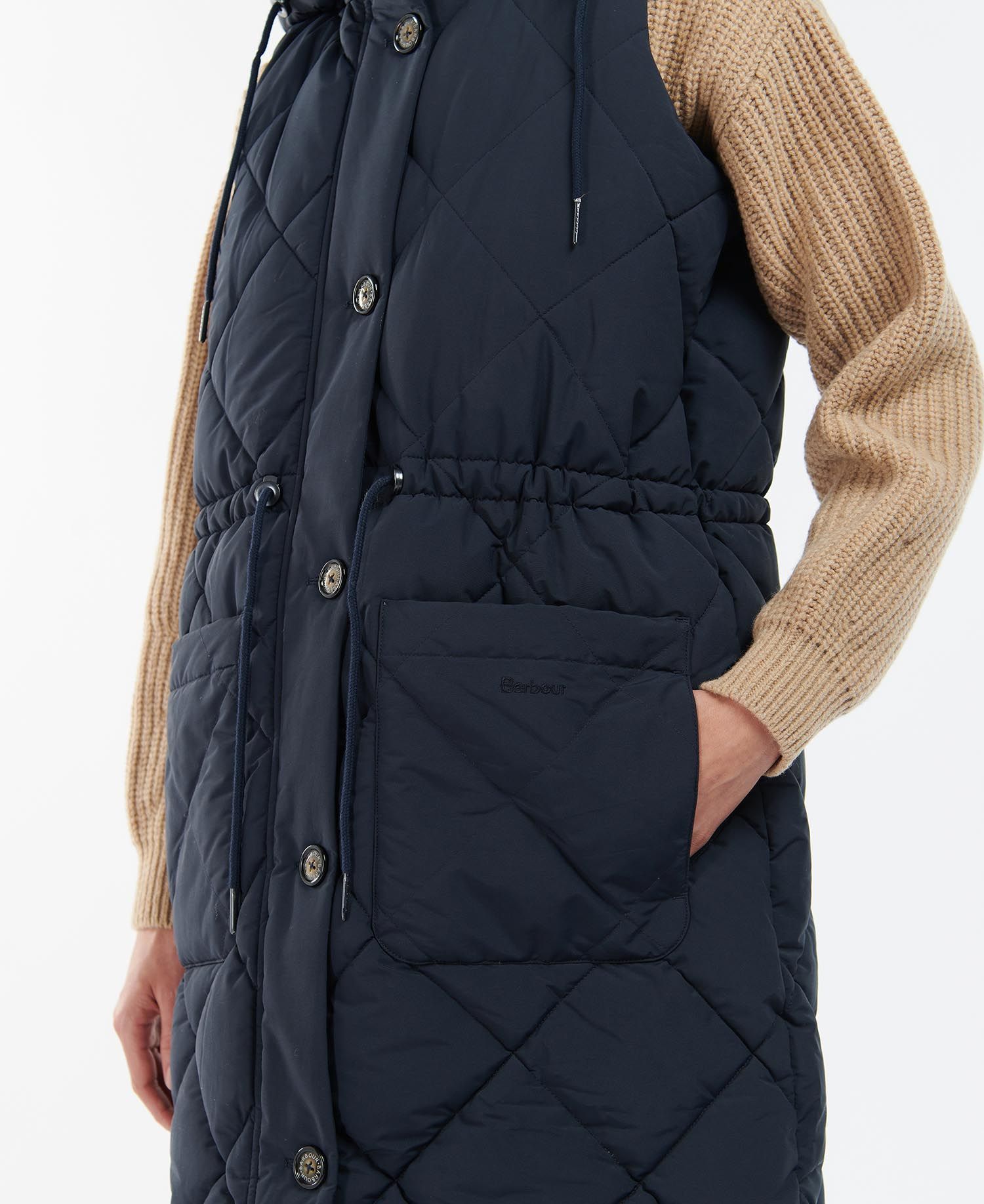 Barbour Orinsay Women's Vest Navy | 903526-VNT