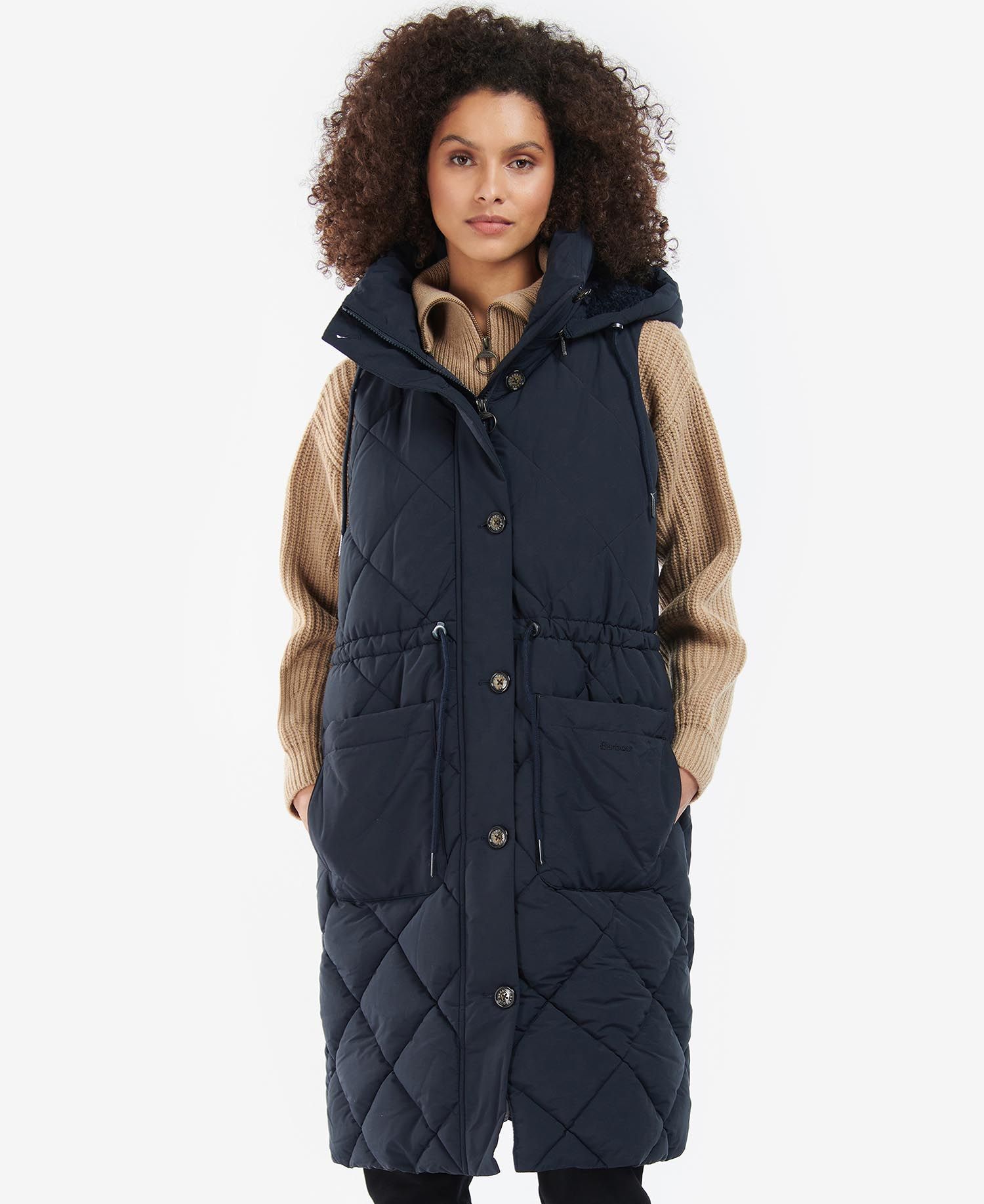 Barbour Orinsay Women\'s Vest Navy | 903526-VNT