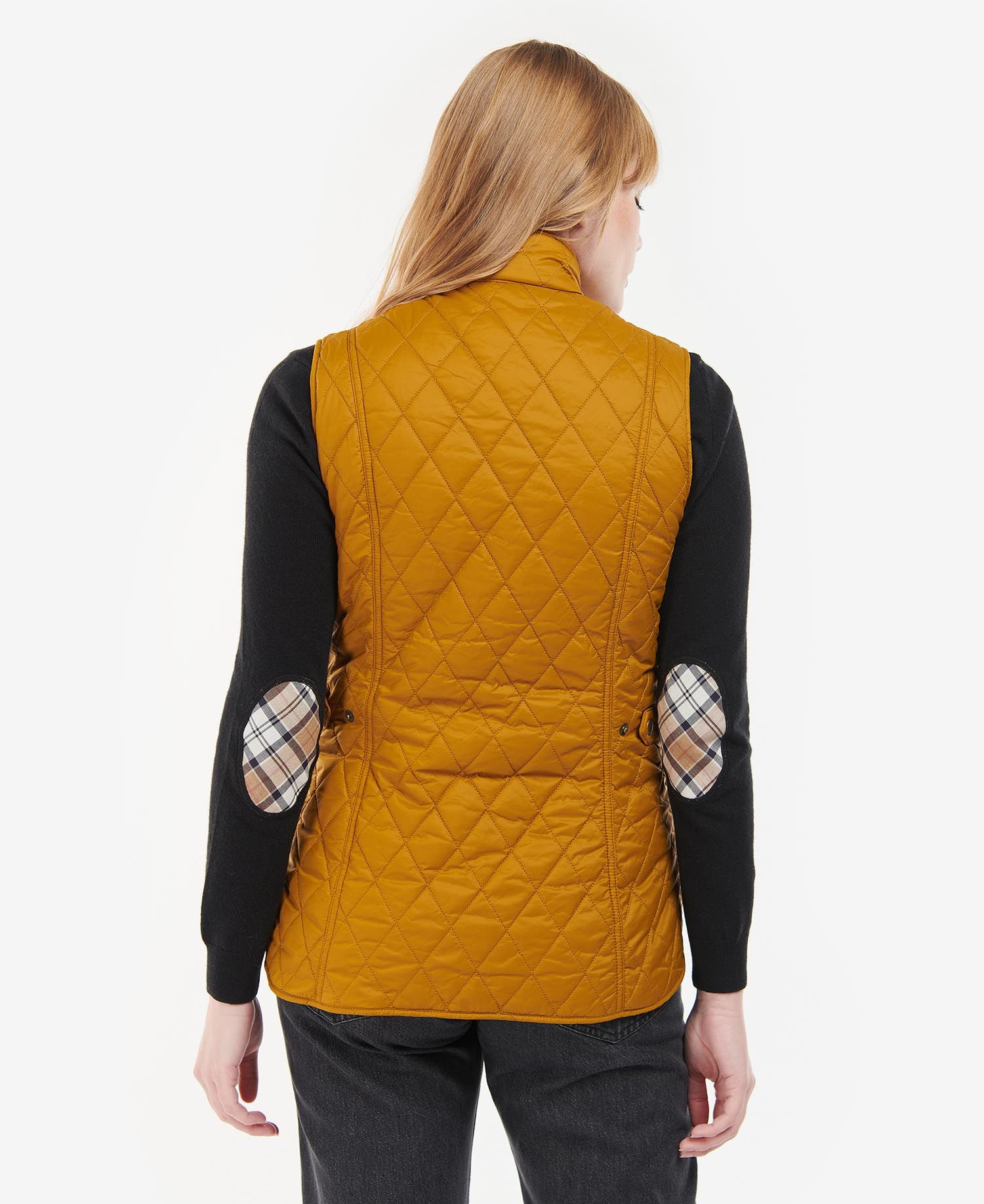 Barbour Otterburn Women's Vest Gold | 083947-DOE