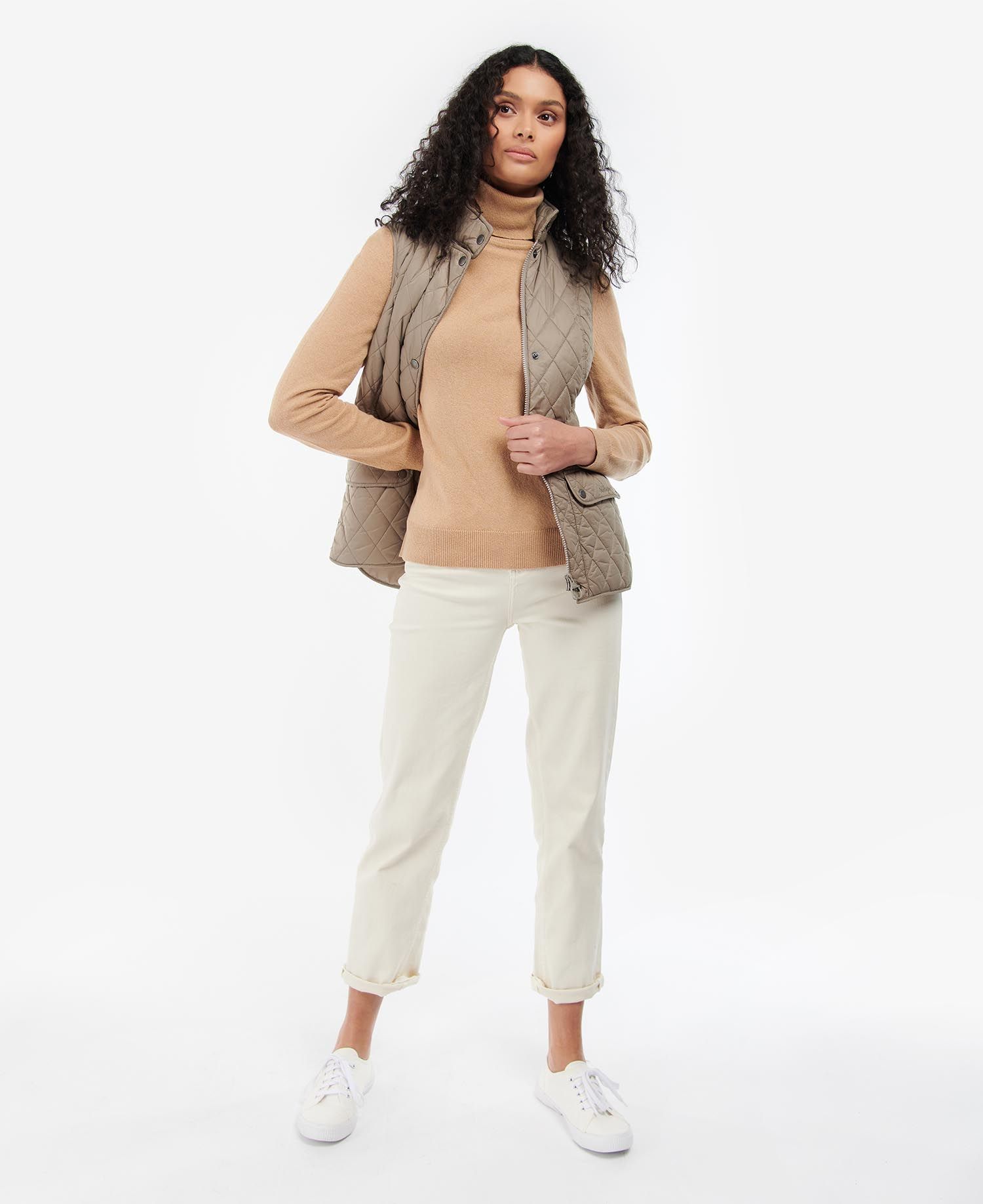 Barbour Otterburn Women's Vest Khaki | 046759-LXI