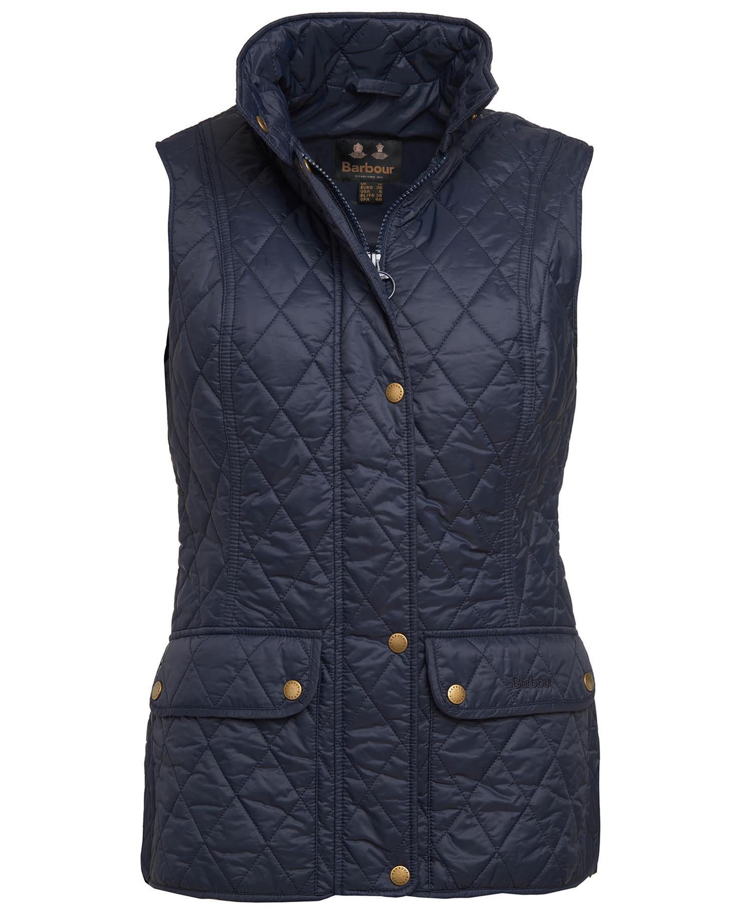 Barbour Otterburn Women's Vest Navy | 704526-CGL