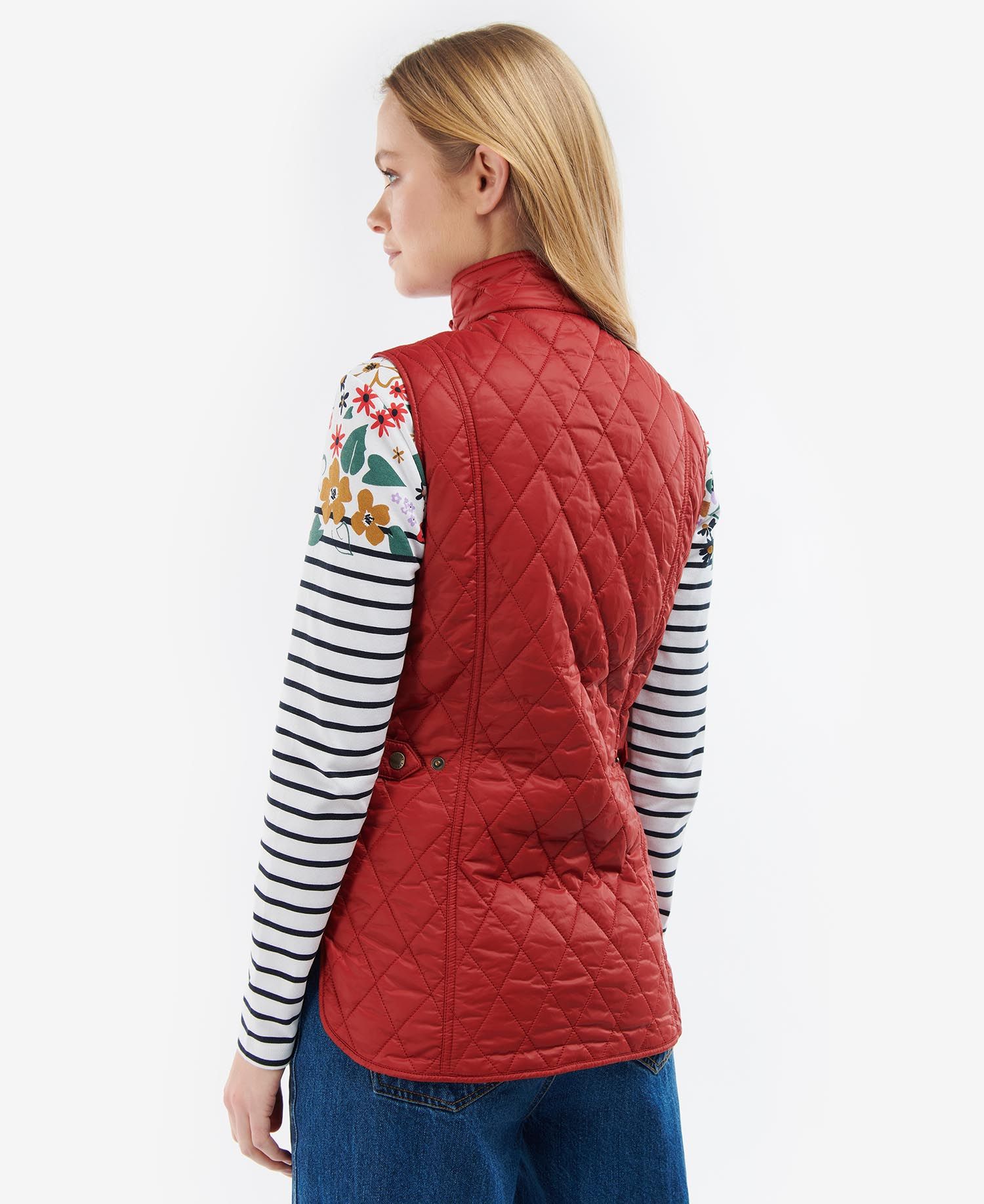 Barbour Otterburn Women's Vest Red | 473258-VMI