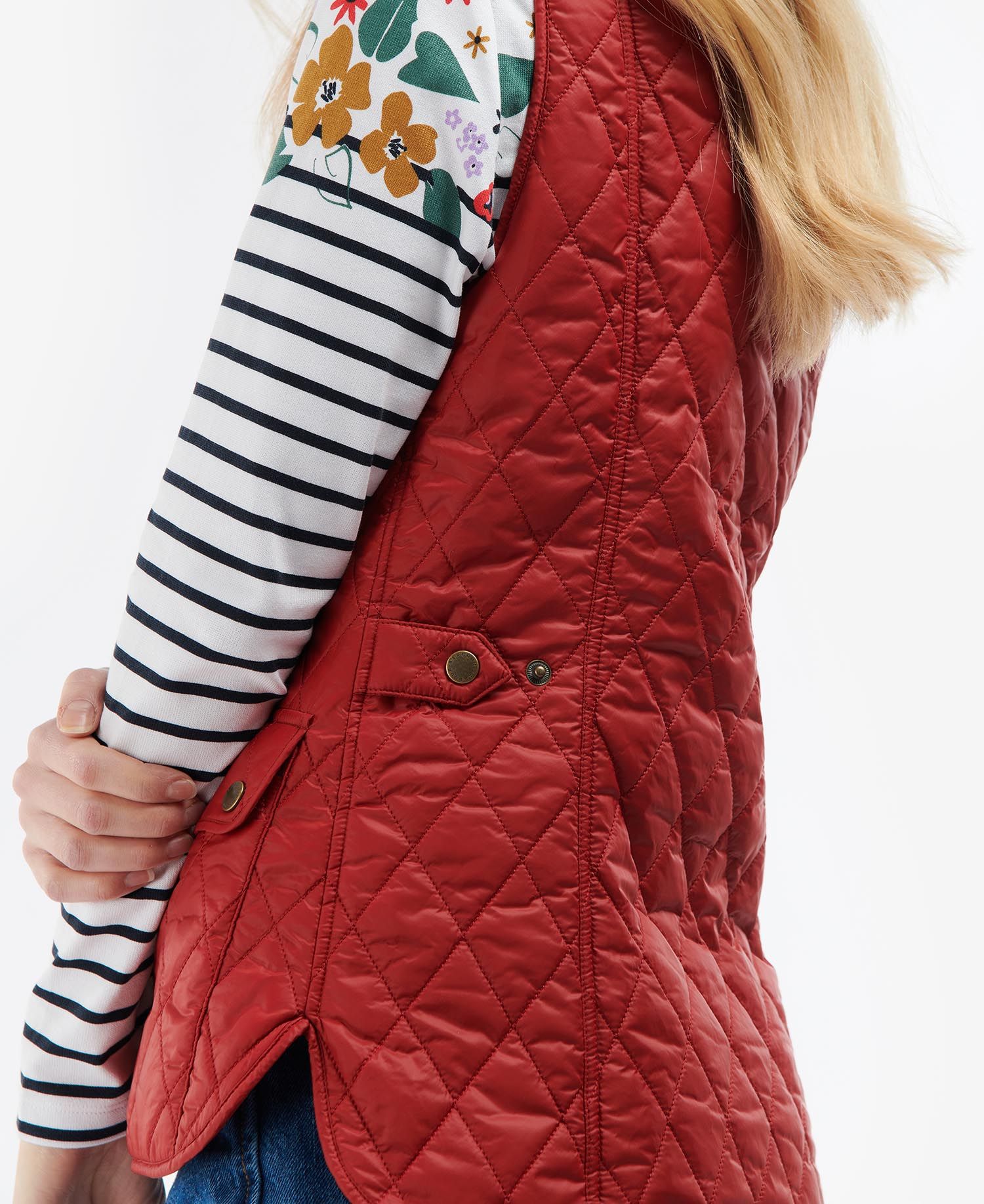 Barbour Otterburn Women's Vest Red | 473258-VMI