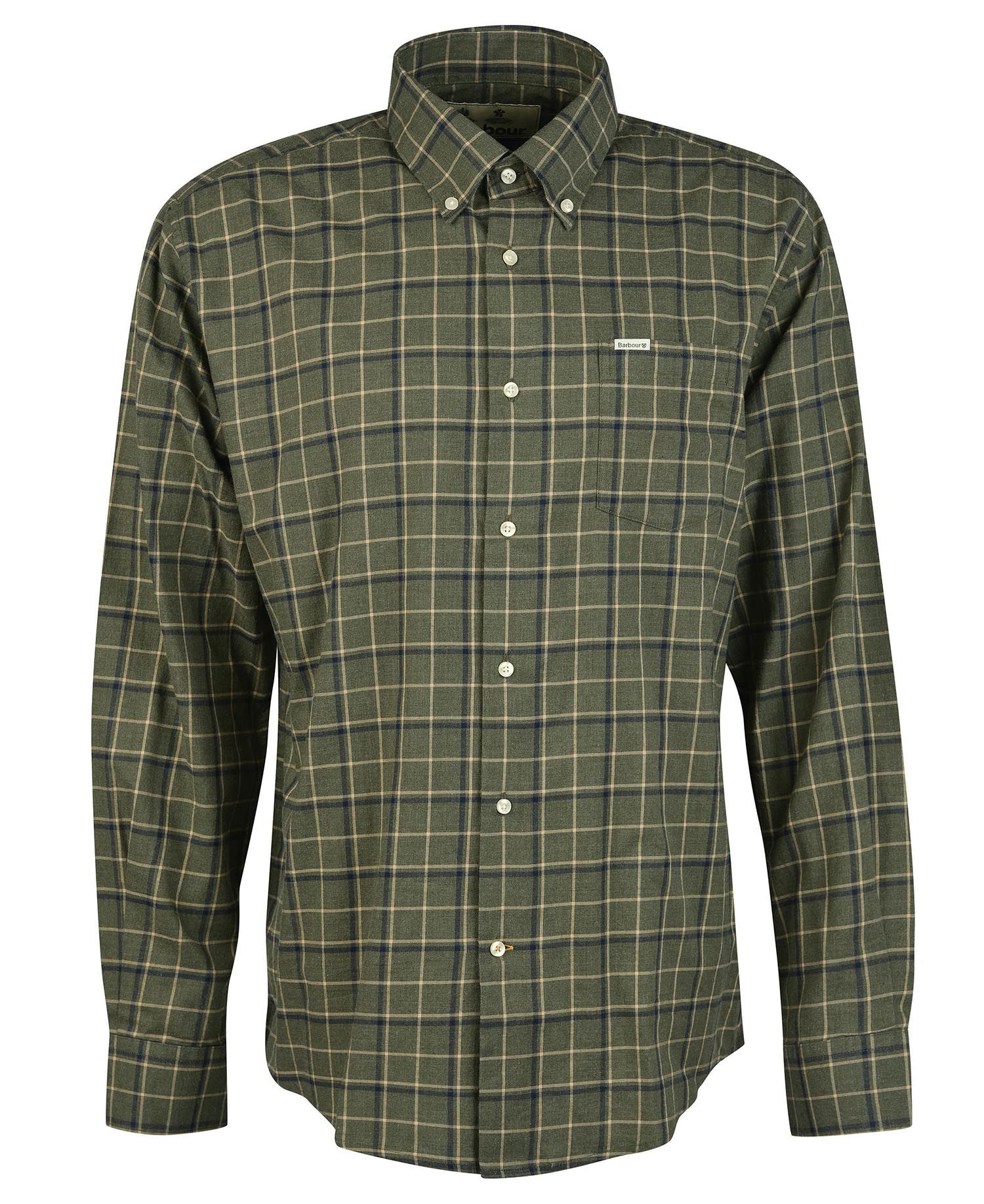 Barbour Pelton Regular Men's Shirts Navy | 523741-VHO