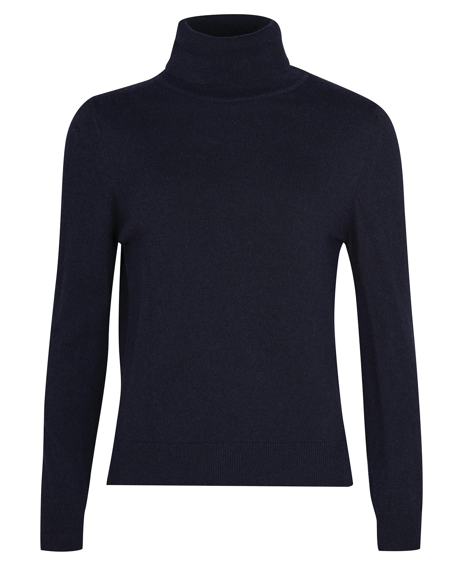 Barbour Pendle Roll-Neck Women's Sweatshirts Navy | 281904-VBY