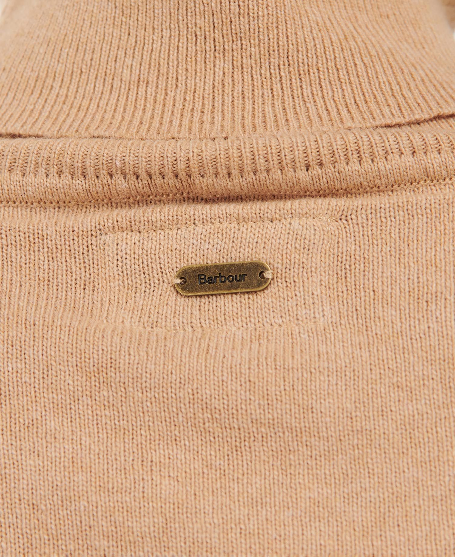 Barbour Pendle Roll-Neck Women's Sweatshirts Khaki | 590471-KDE