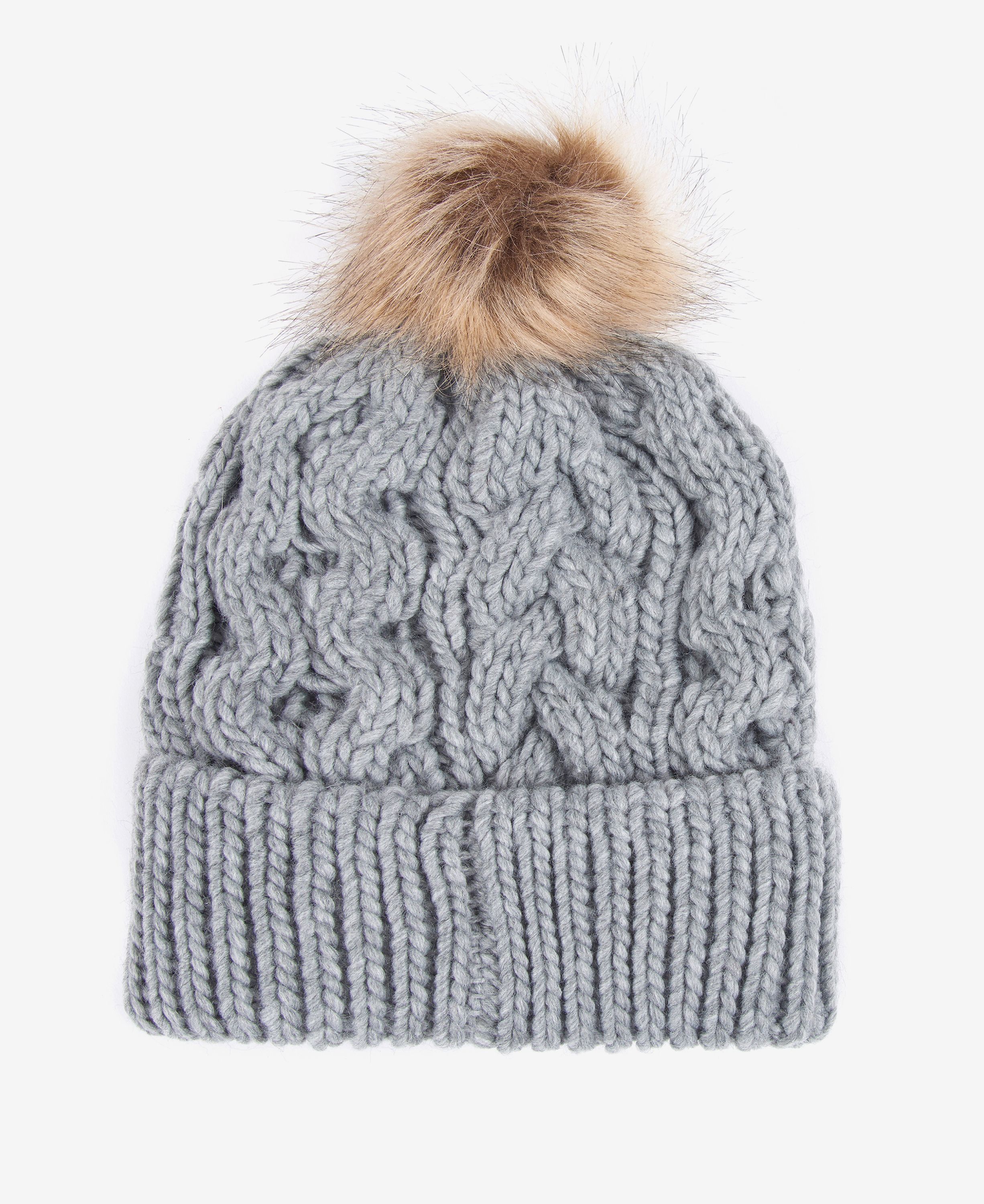 Barbour Penshaw Cable Women's Beanie Grey | 156843-PKX