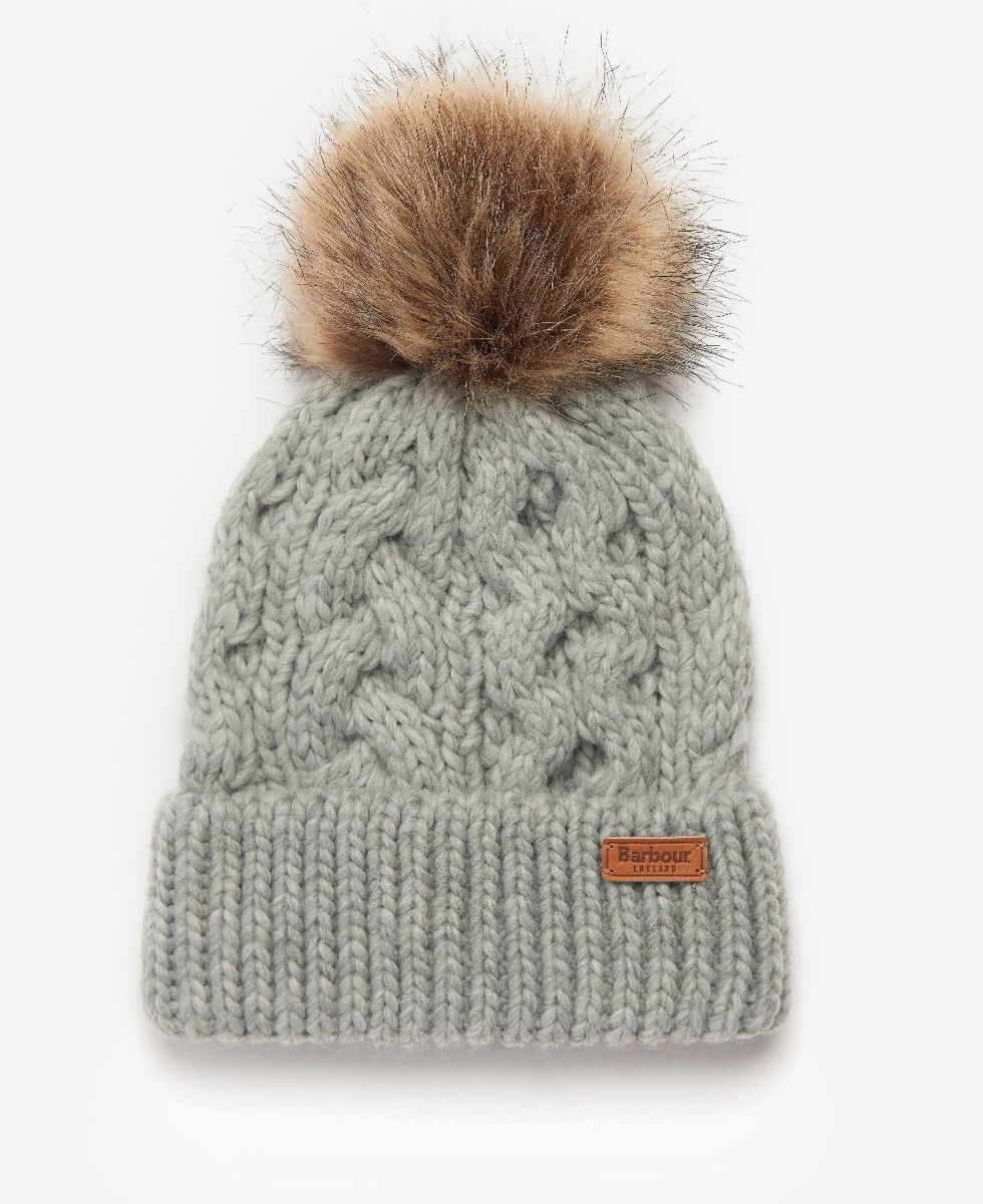 Barbour Penshaw & Set Women's Beanie Grey | 130746-QFS