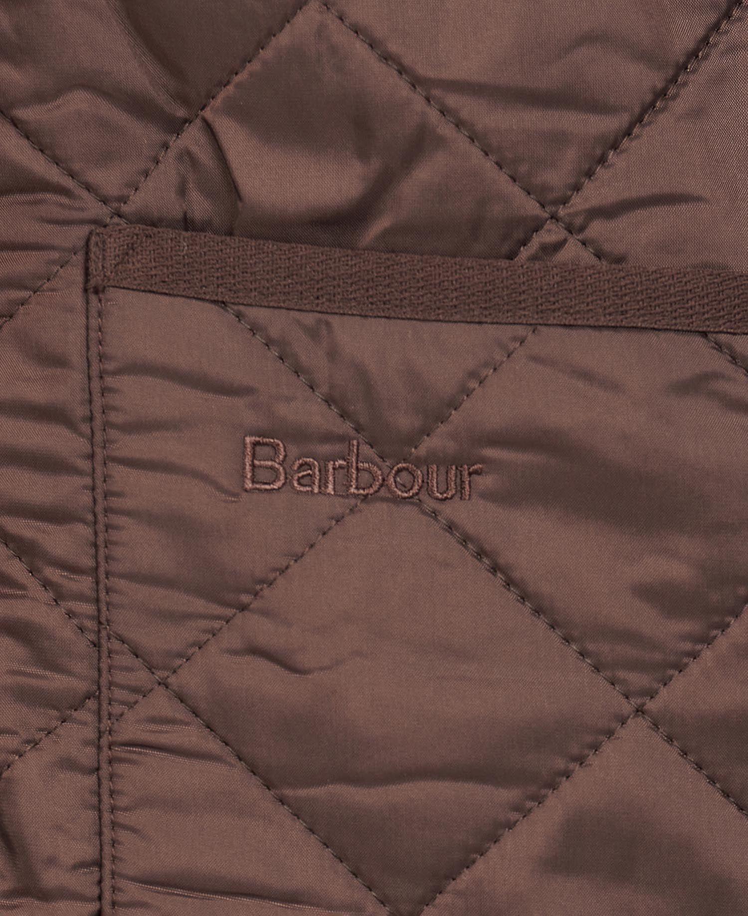 Barbour Polarquilt Zip-In Liner Men's Vest Dark Brown | 206438-BMV