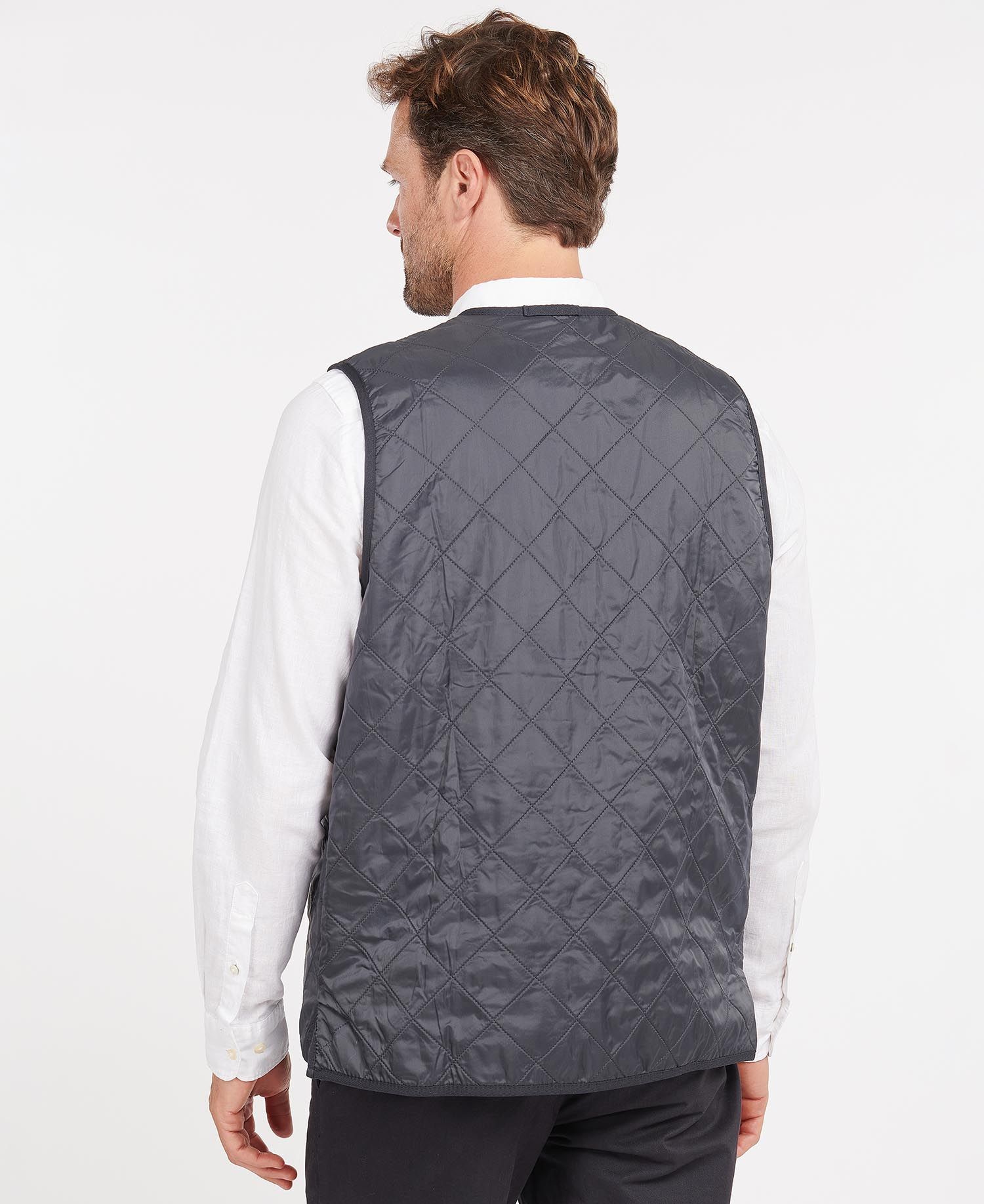 Barbour Polarquilt Zip-In Liner Men's Vest Black | 590724-AQY