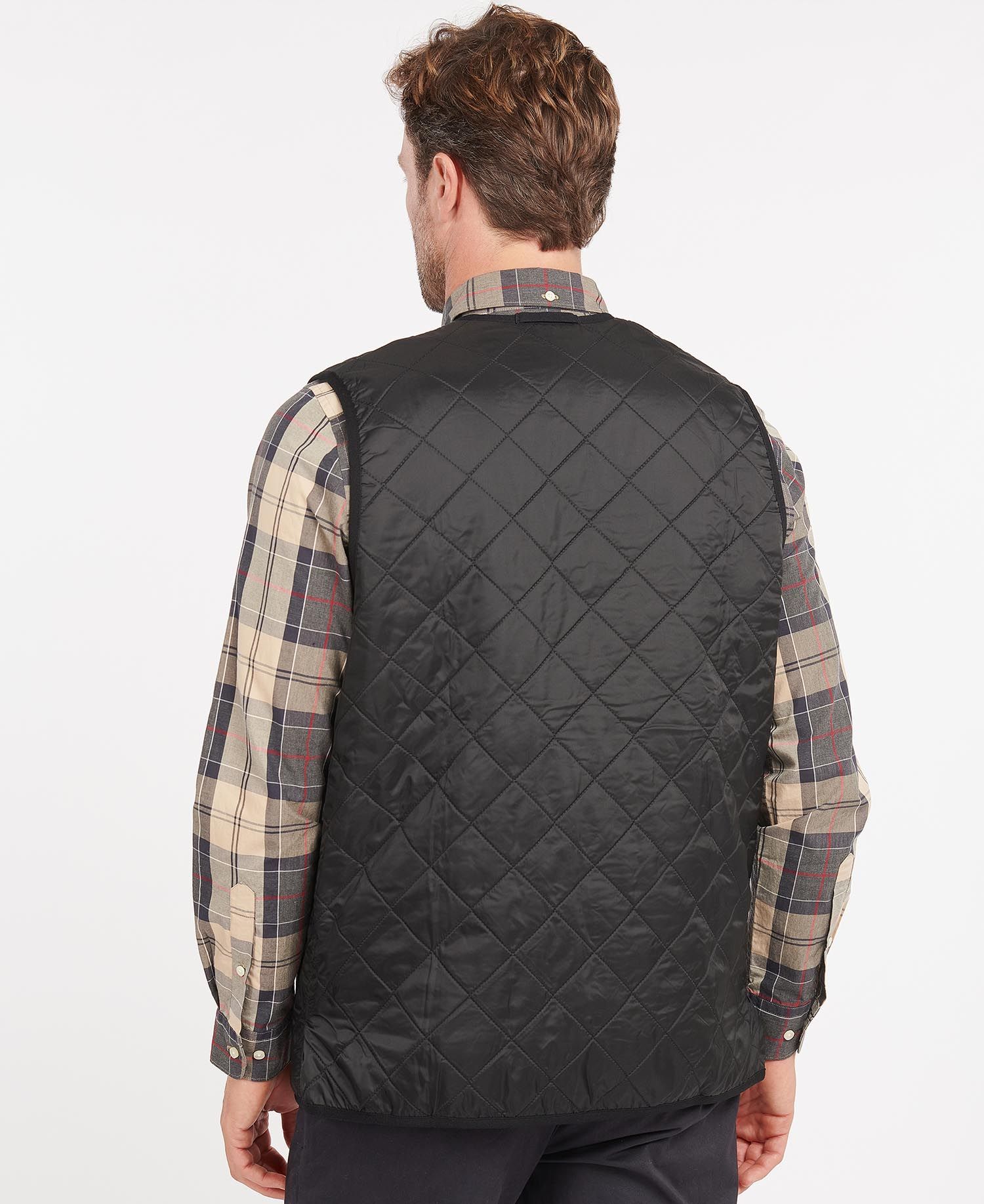 Barbour Polarquilt Zip-In Liner Men's Vest Black | 674938-HFK