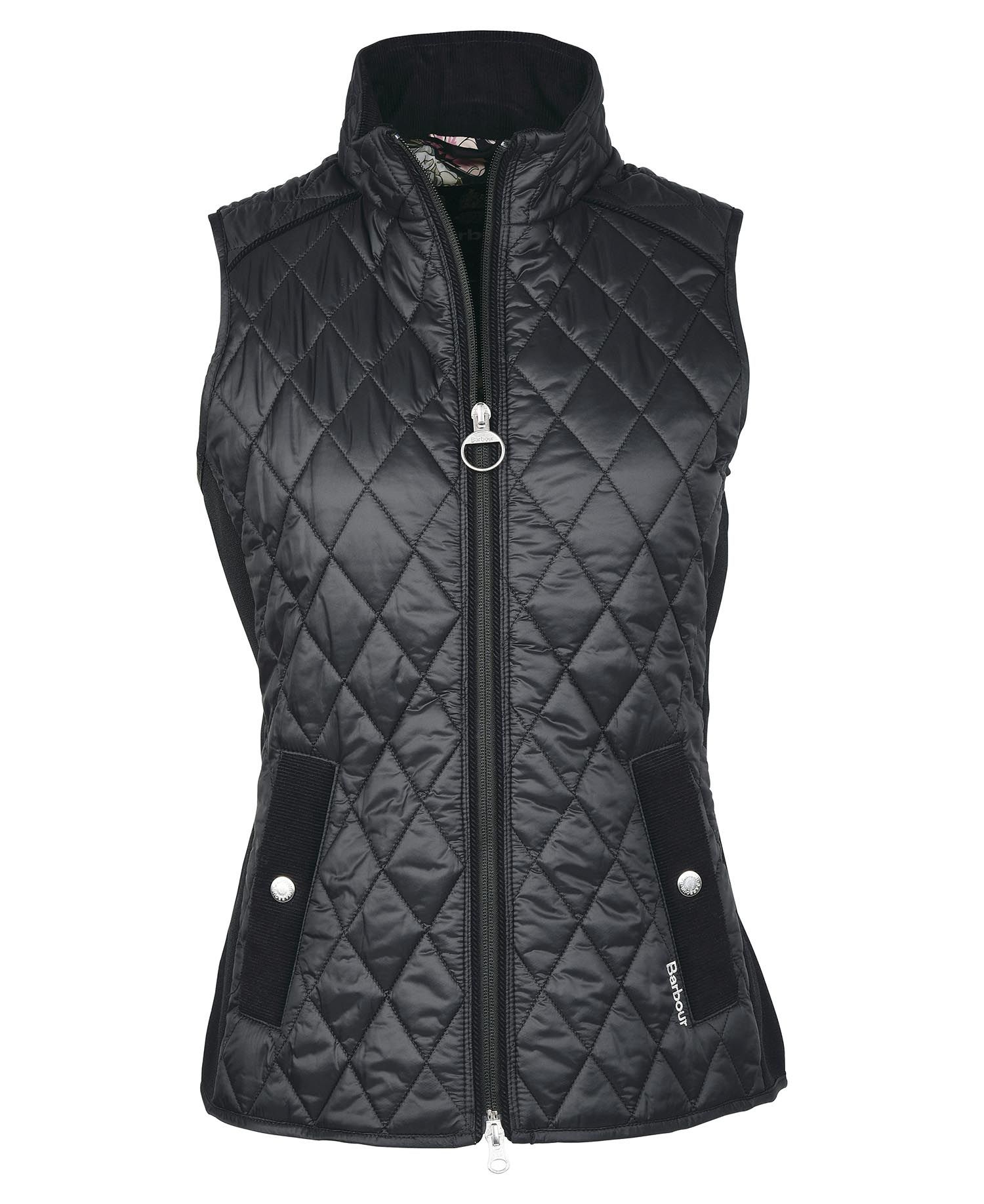 Barbour Poppy Women's Vest Black | 064128-KPY