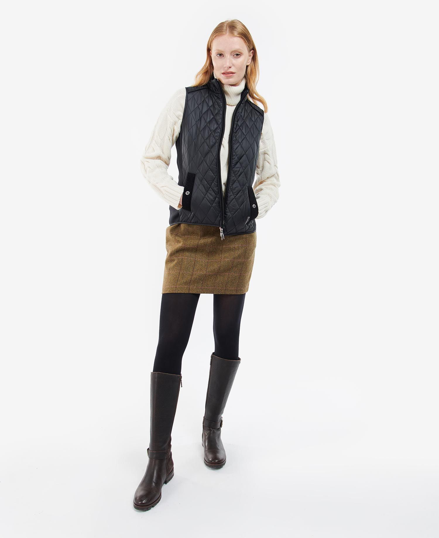 Barbour Poppy Women's Vest Black | 064128-KPY