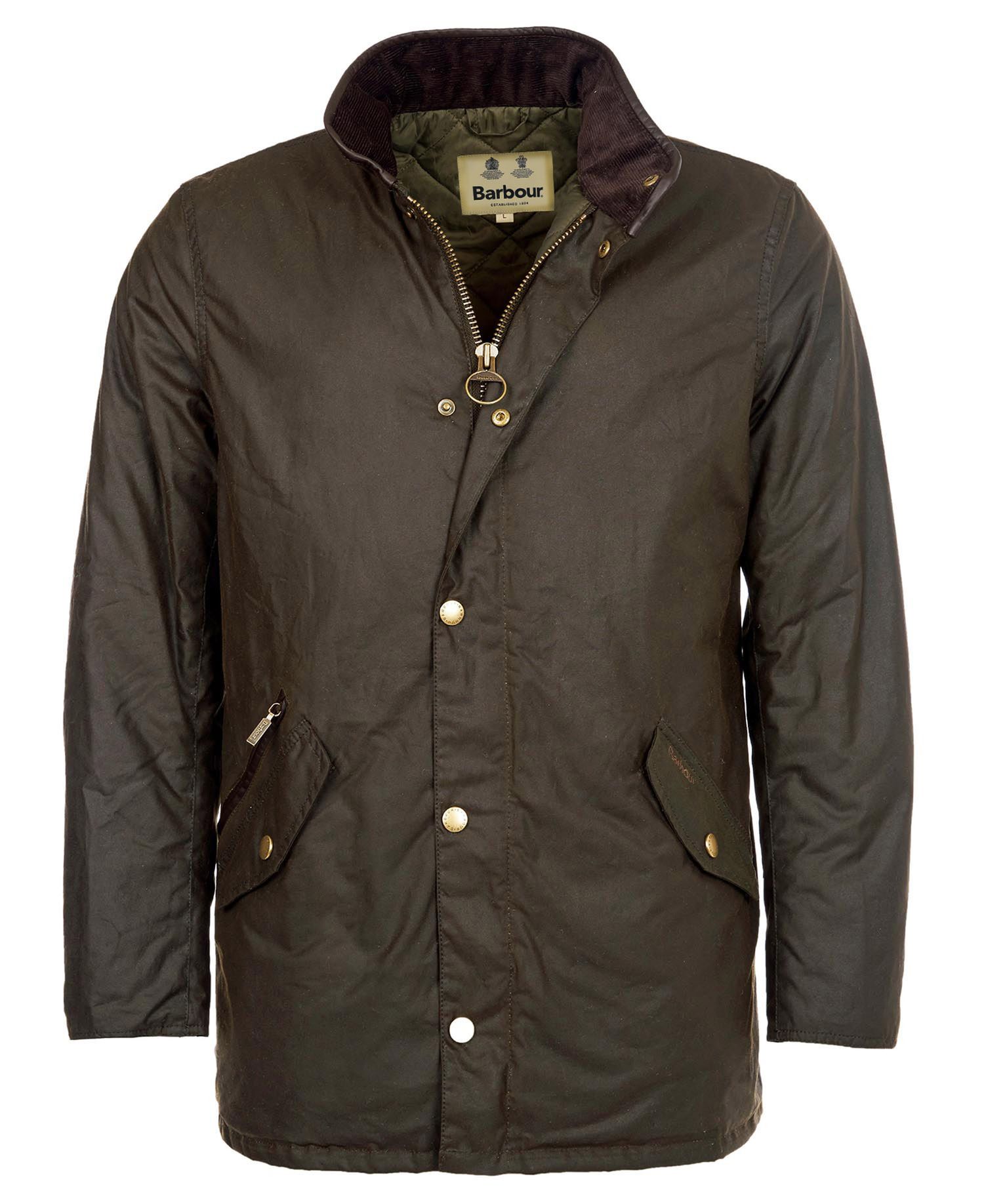 Barbour Prestbury Men's Waxed Jackets Olive | 475630-TNQ