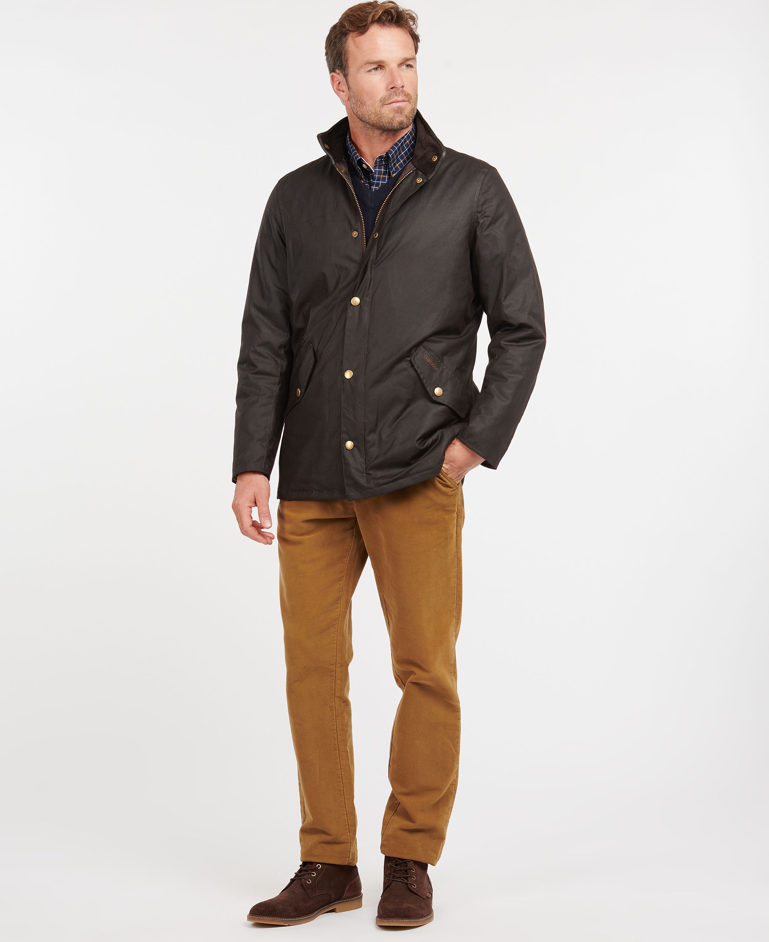 Barbour Prestbury Men's Waxed Jackets Olive | 589641-YPV