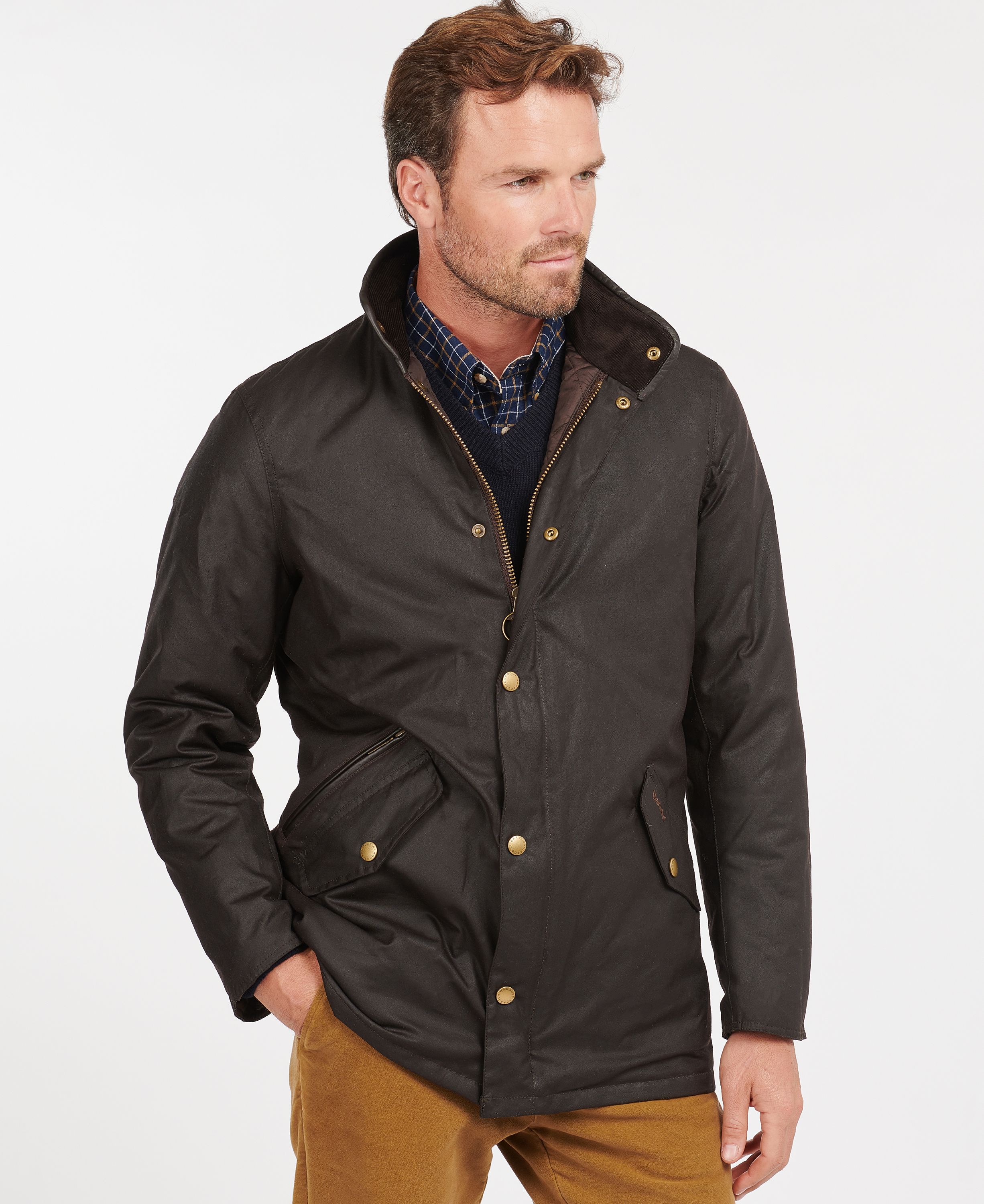 Barbour Prestbury Men\'s Waxed Jackets Olive | 589641-YPV