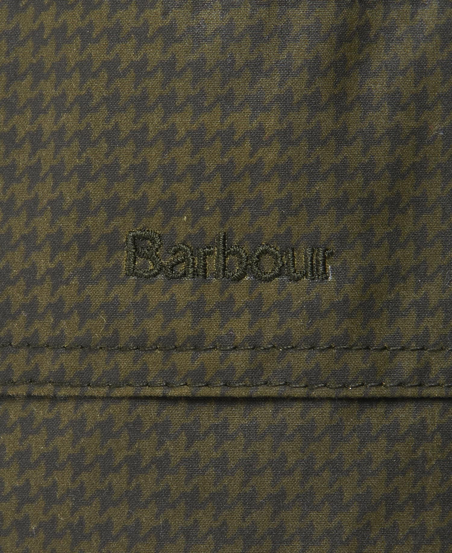 Barbour Printed Burwick Women's Waxed Jackets Olive | 914203-XLA