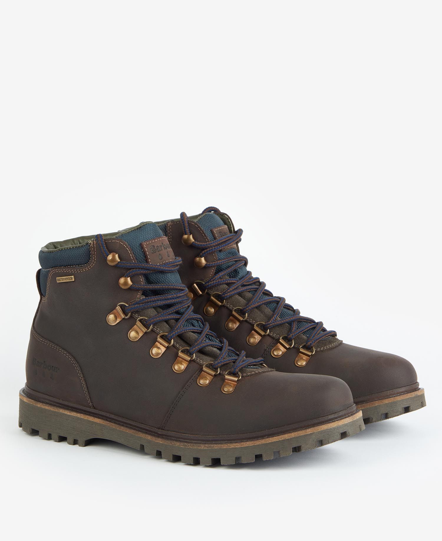 Barbour Quantock Commando Men's Boots Dark Coffee | 486325-GXQ