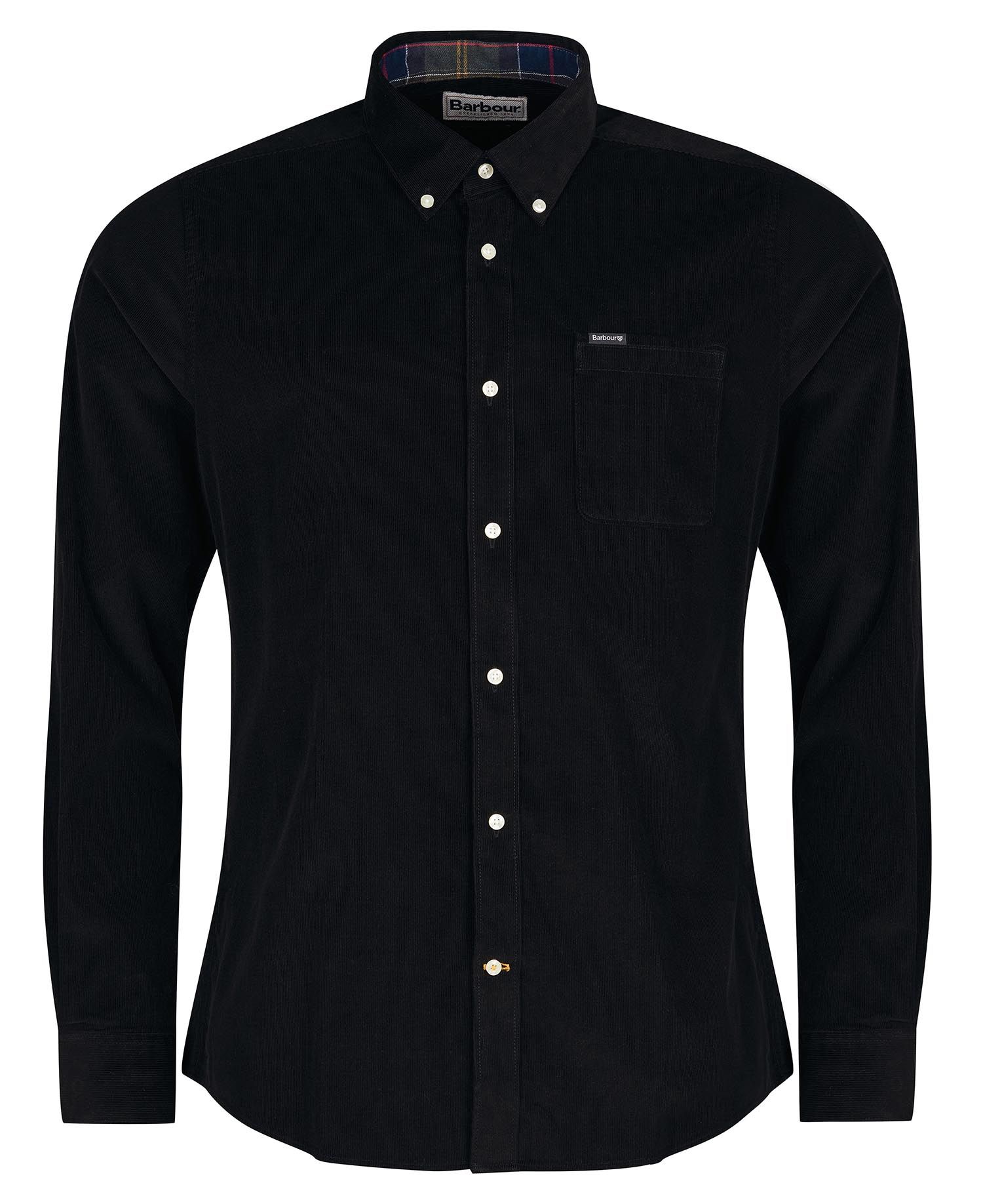 Barbour Ramsey Tailored Men's Shirts Black | 920354-ADN