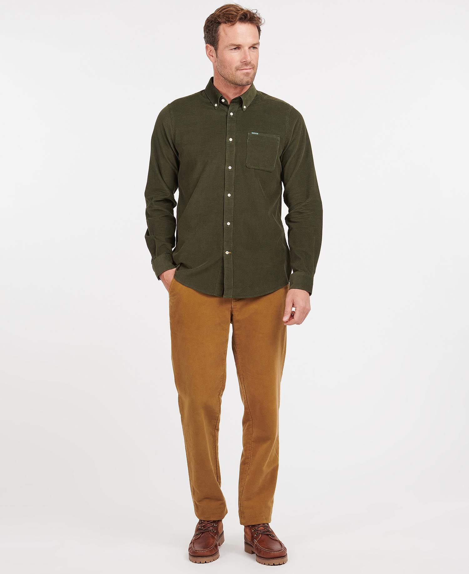 Barbour Ramsey Tailored Men's Shirts Brown | 045972-OCN