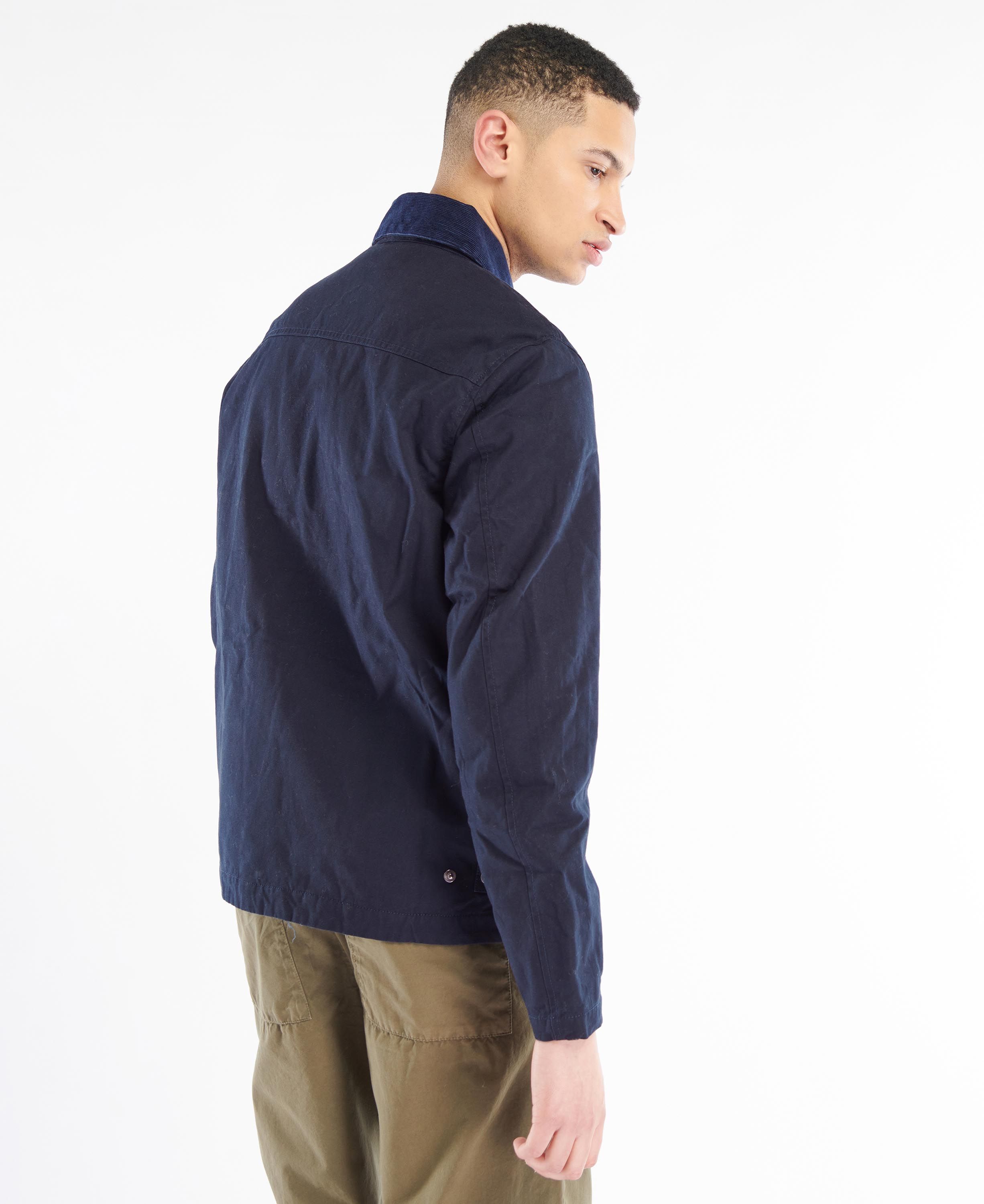 Barbour Reel Men's Casual Jackets Navy | 713856-NVG