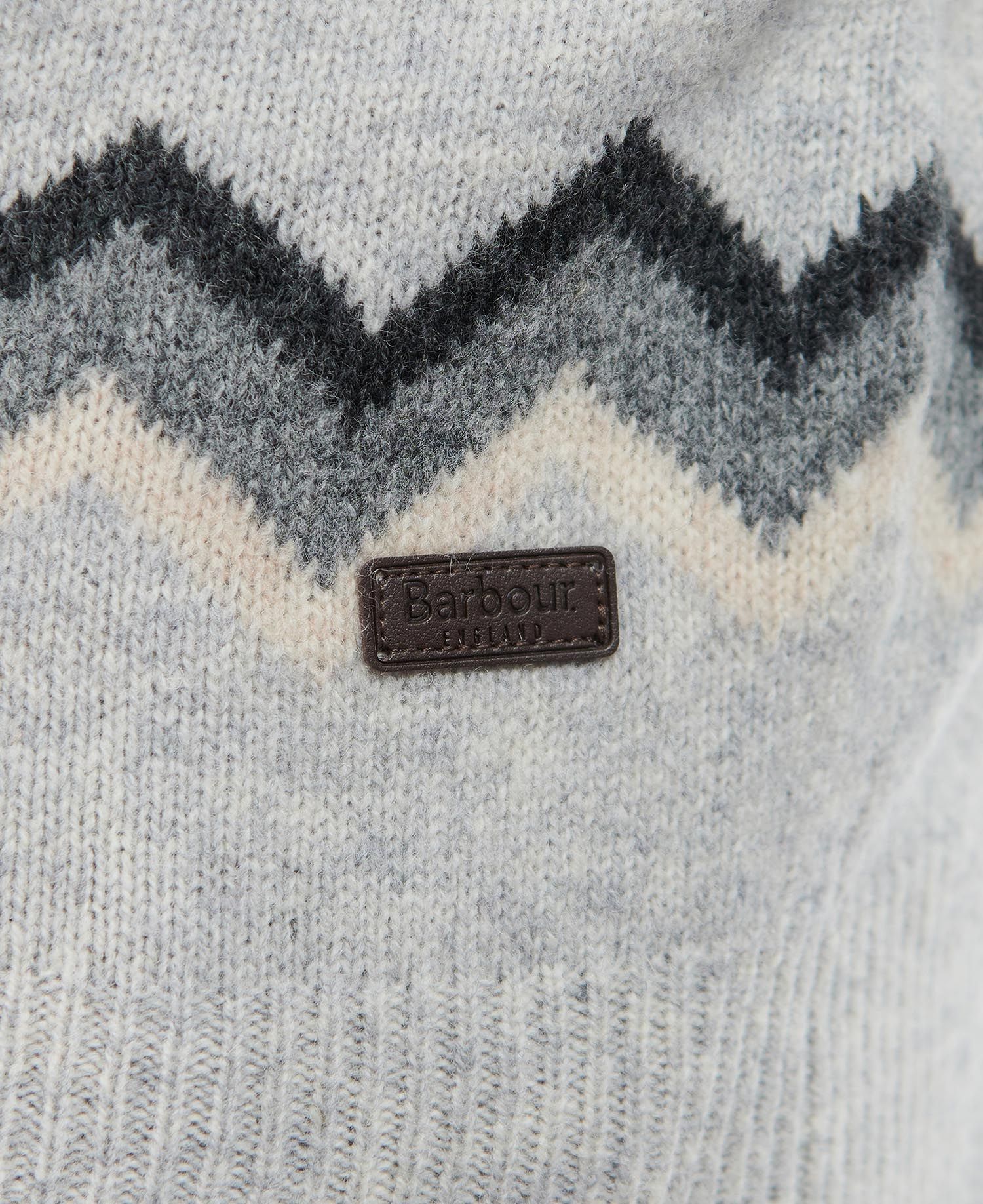 Barbour Regis Fairisle Men's Sweatshirts Grey | 380294-SQT