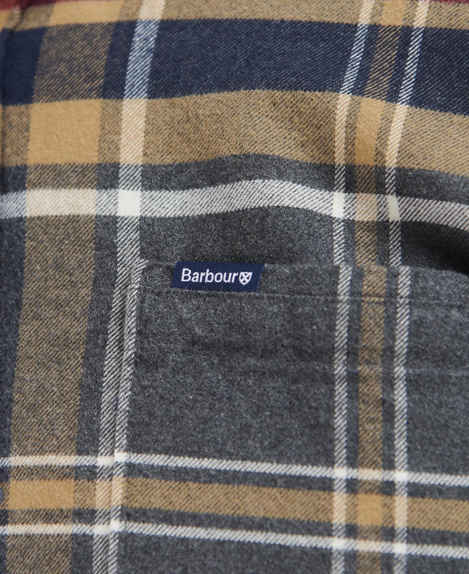 Barbour Ronan Tailored Check Men's Shirts Grey | 316852-WMO